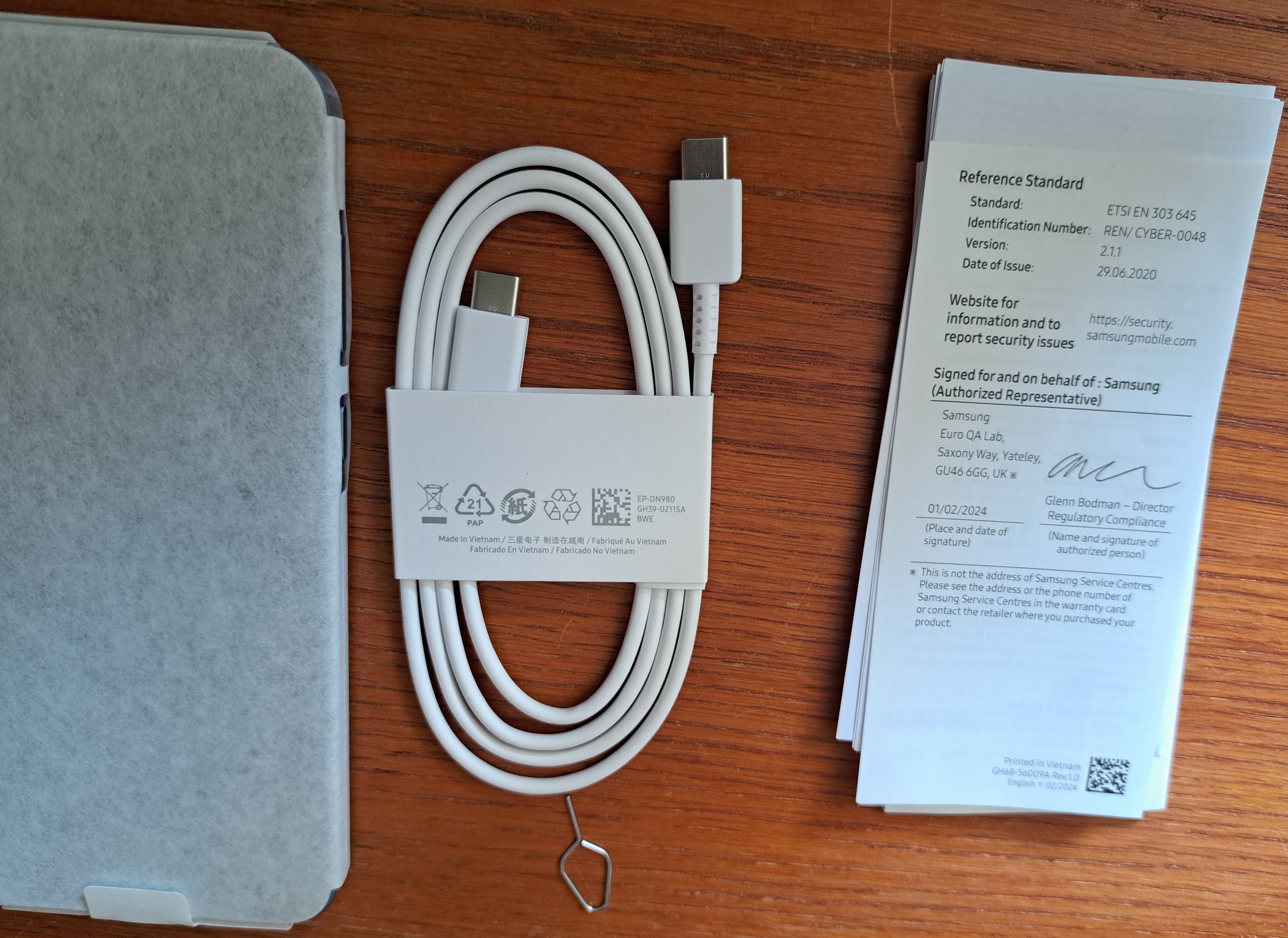 Lieferumfang Samsung Galaxy A55 5G