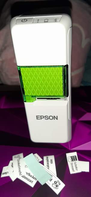 Beschriftung am Epson LW-C410 Etikettendrucker