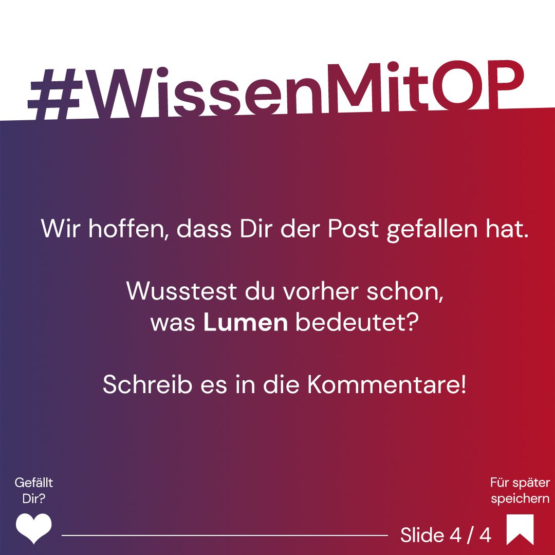 Wissen mit OP - Lumen