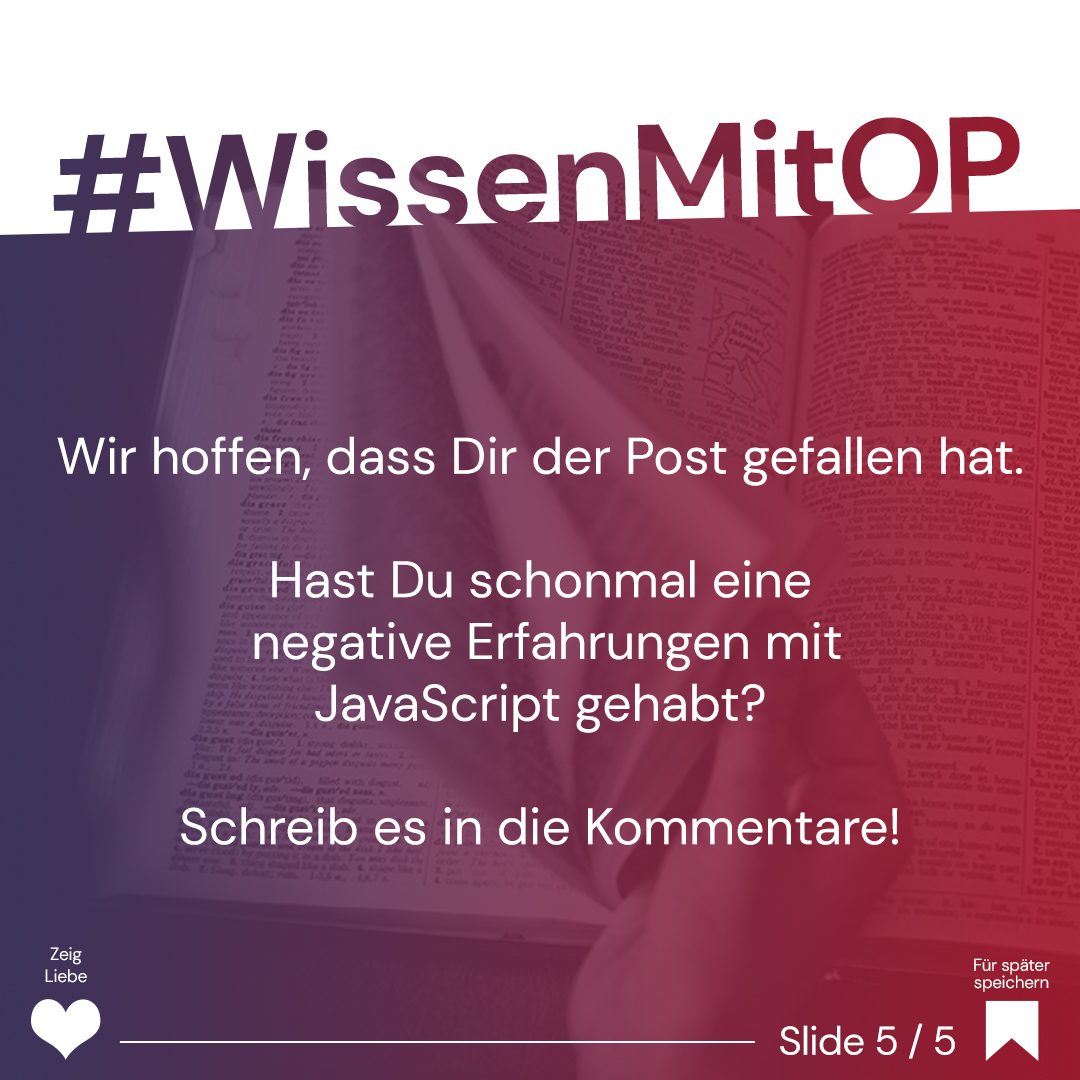 Wissen Mit OP - JavaScript