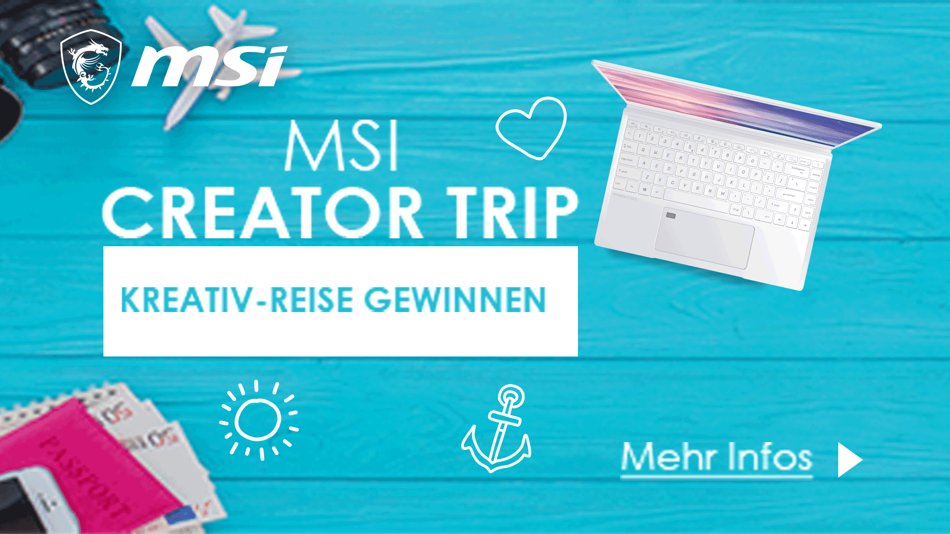 MSI schickt Sie auf Reisen