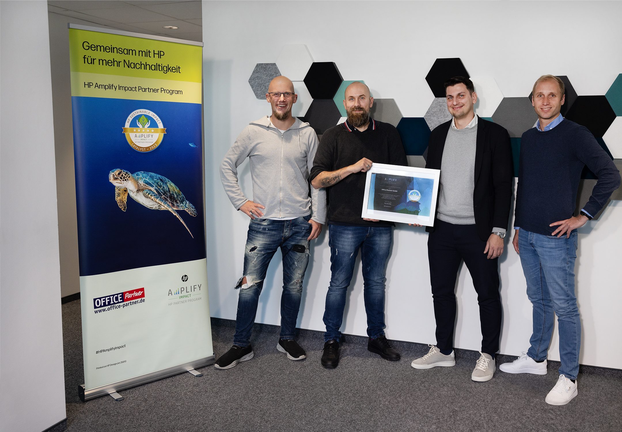 OFFICE Partner erhält Nachhaltigkeitspreis von HP