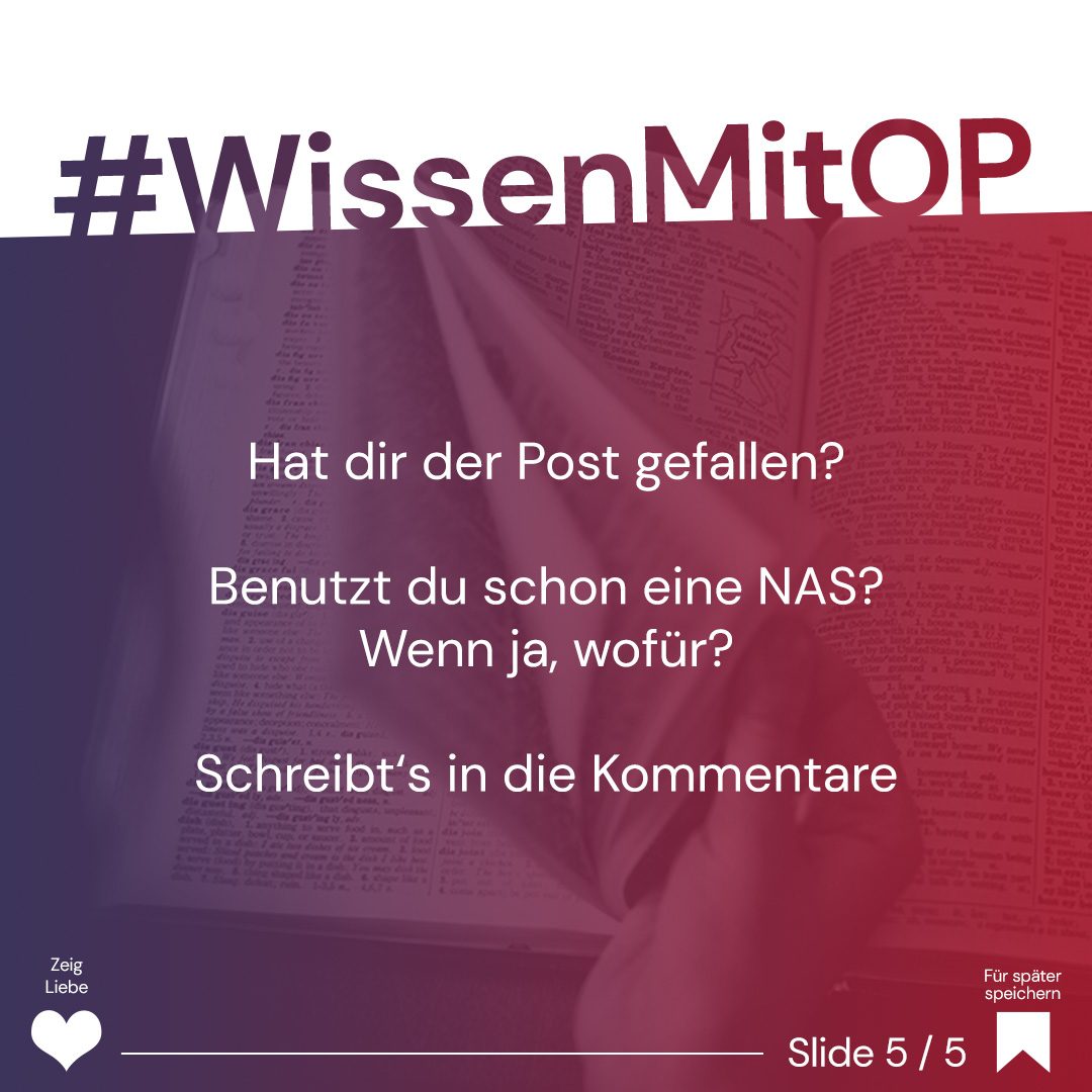 Wissen Mit OP - NAS System