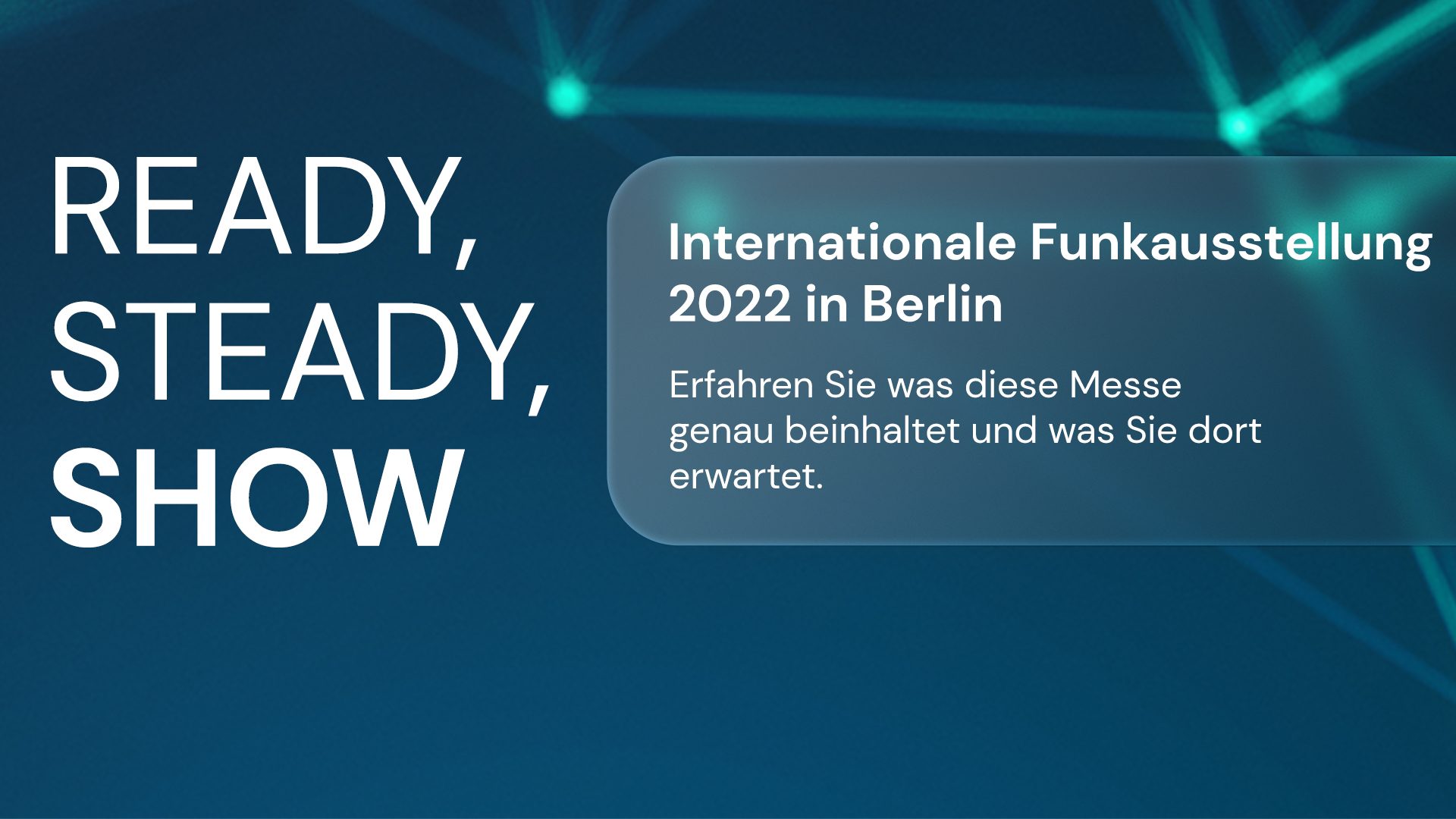 Internationale Funkausstellung 2022 in Berlin