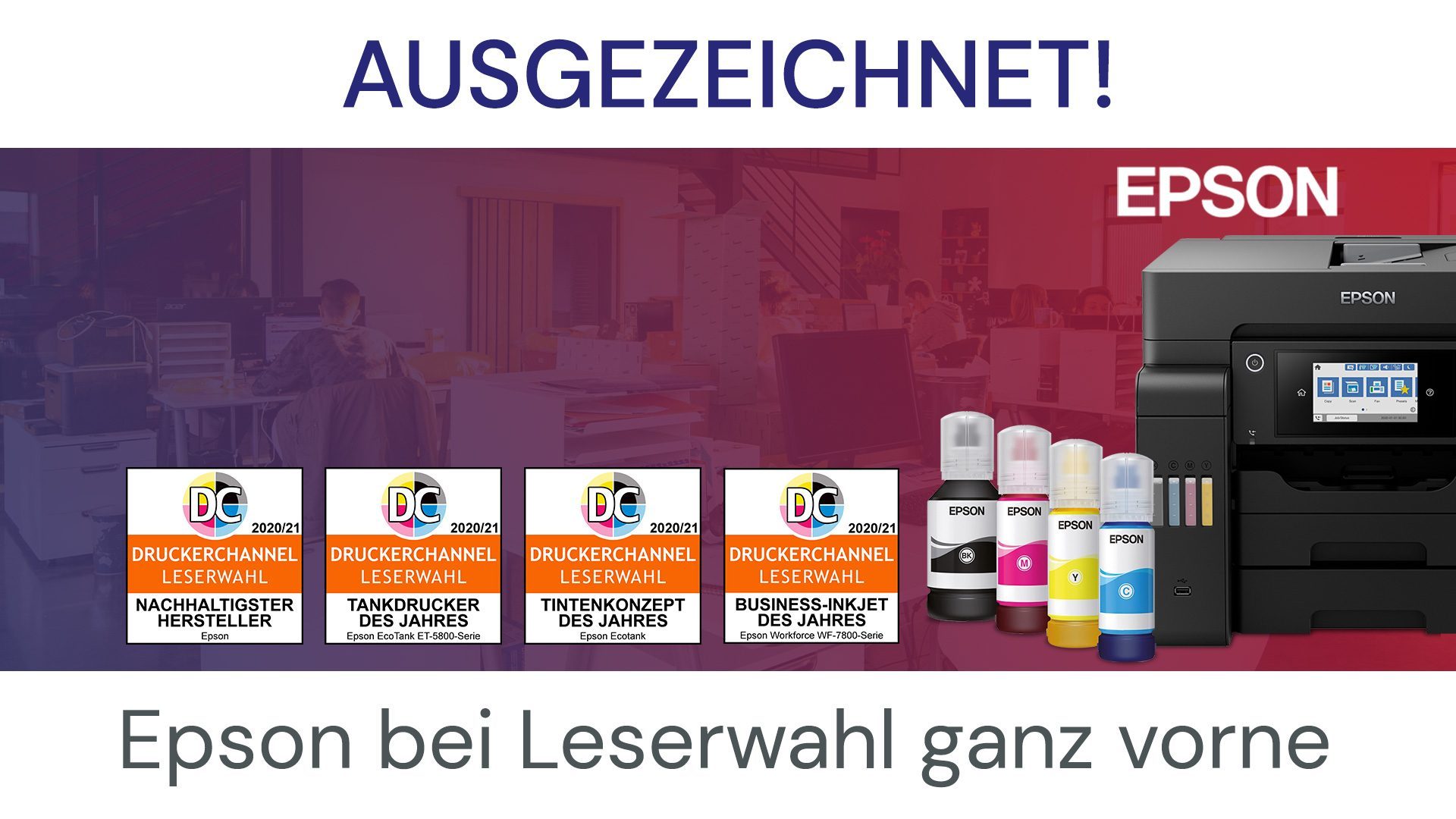 Epson – Mehrfach ausgezeichnet