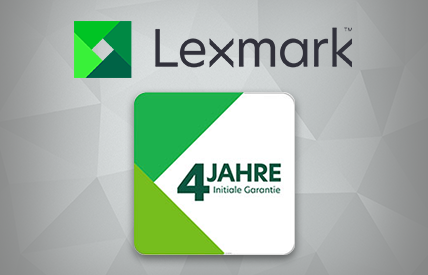 4 Jahre Garantie bei einigen Lexmark Druckern