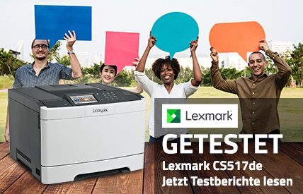 Lexmark CS517de Farblaserdrucker Test