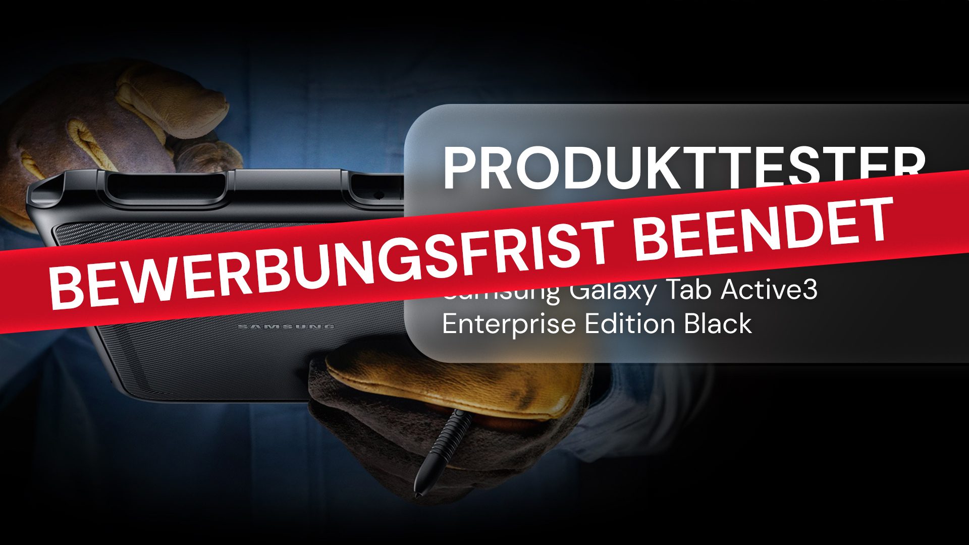 Produkttest: Samsung Galaxy Tab Active3 Enterprise Edition