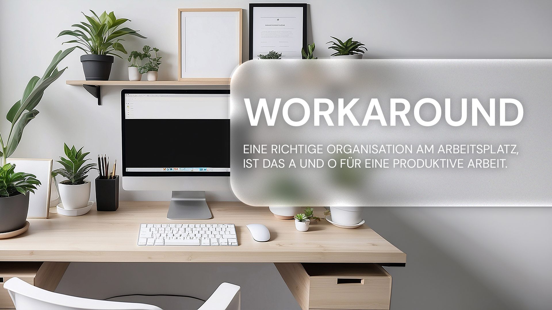 Produktiv Arbeiten: Ein gut organisierter Schreibtisch ist die beste Voraussetzung