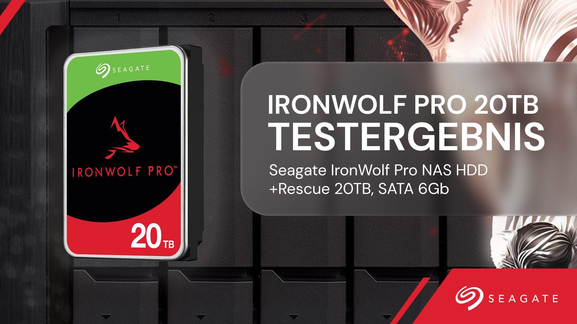 Seagate IronWolf Pro Festplatte im Praxistest