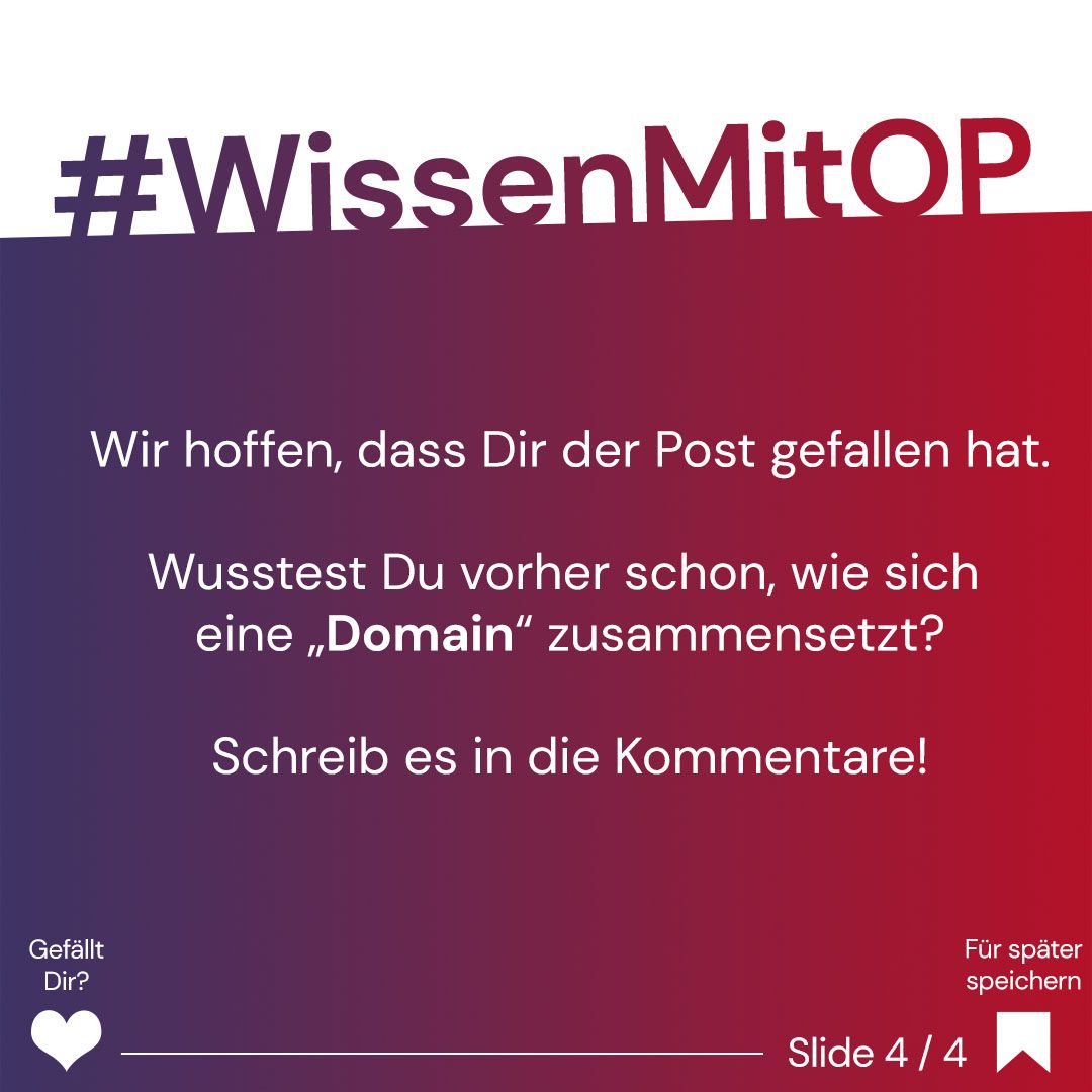 Wissen mit OP - Domain