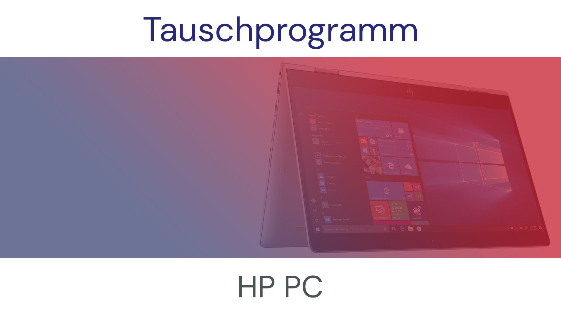 HP PC Tauschprogramm