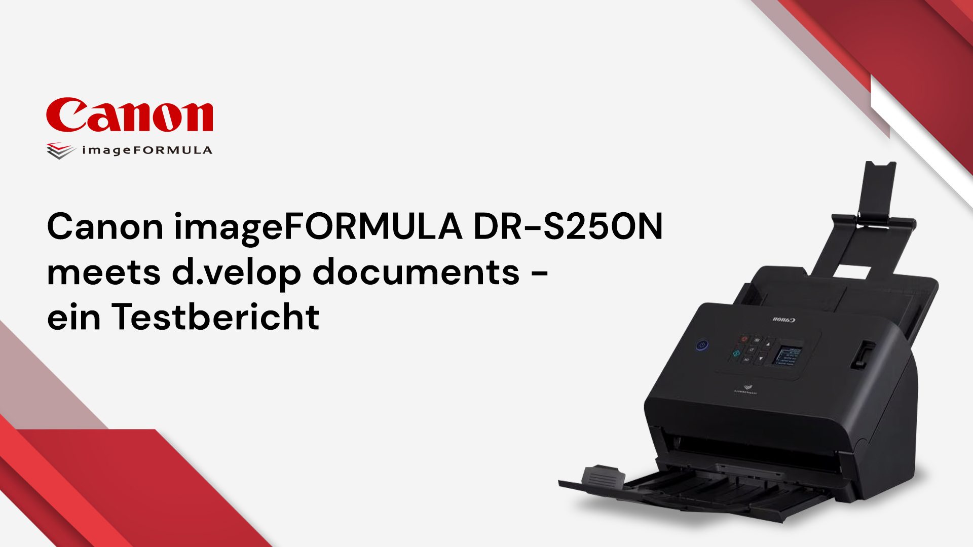Canon imageFORMULA DR-S250N meets d.velop documents