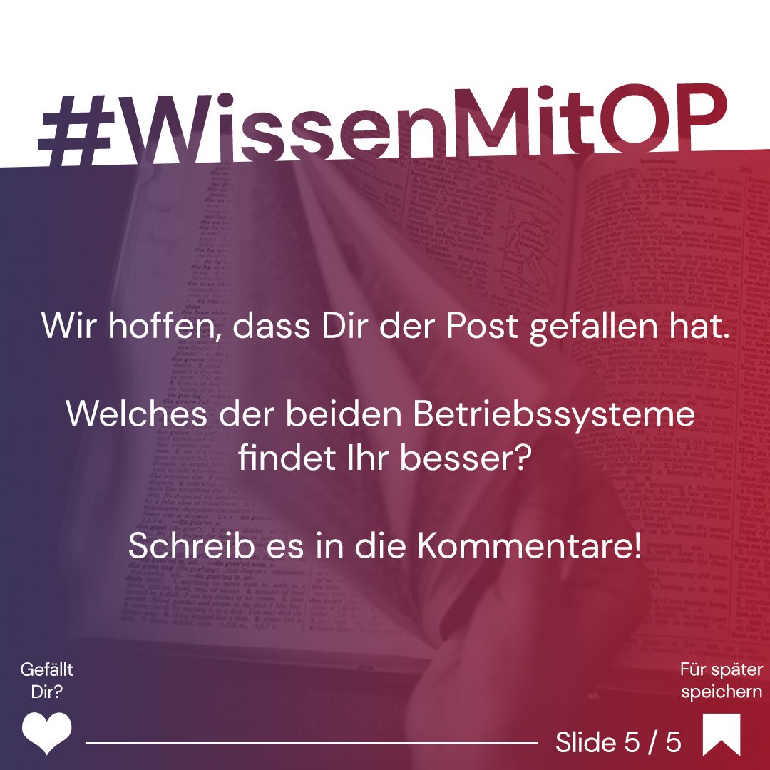 Wissen Mit OP - Android vs. iOS