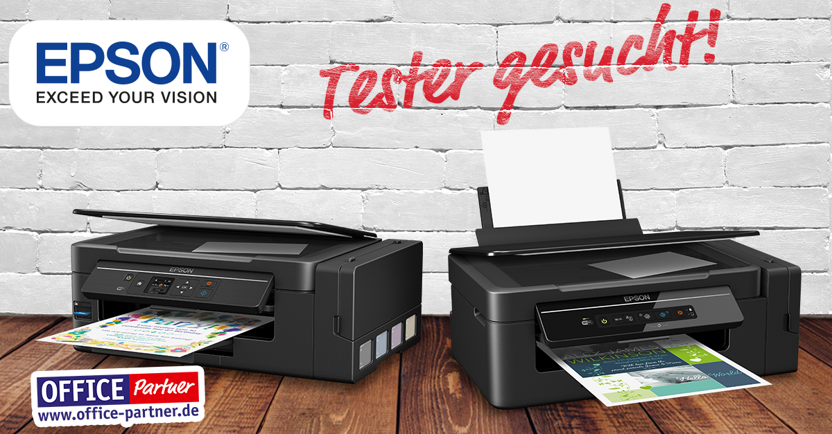 Produkttester gesucht für neue Drucker von Epson 