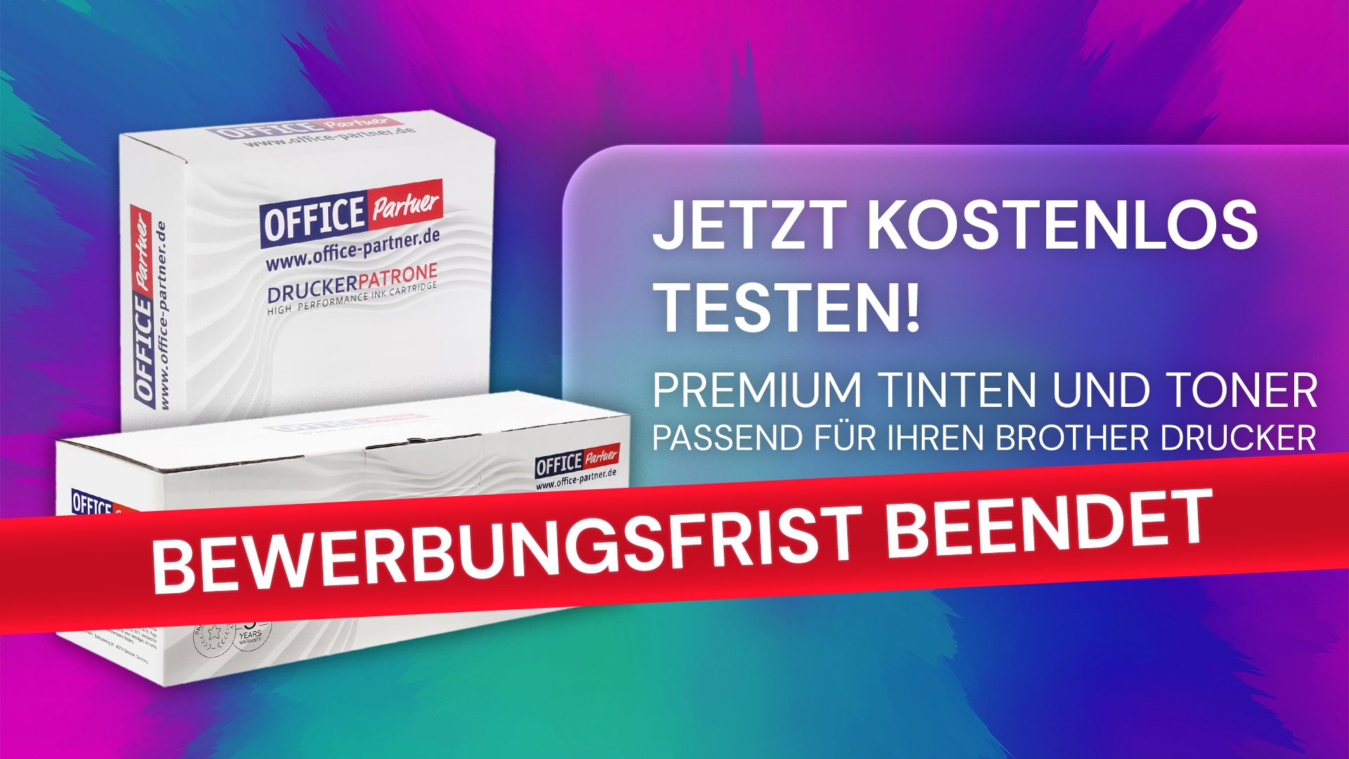 Tinten und Toner für Brother Drucker kostenlos testen