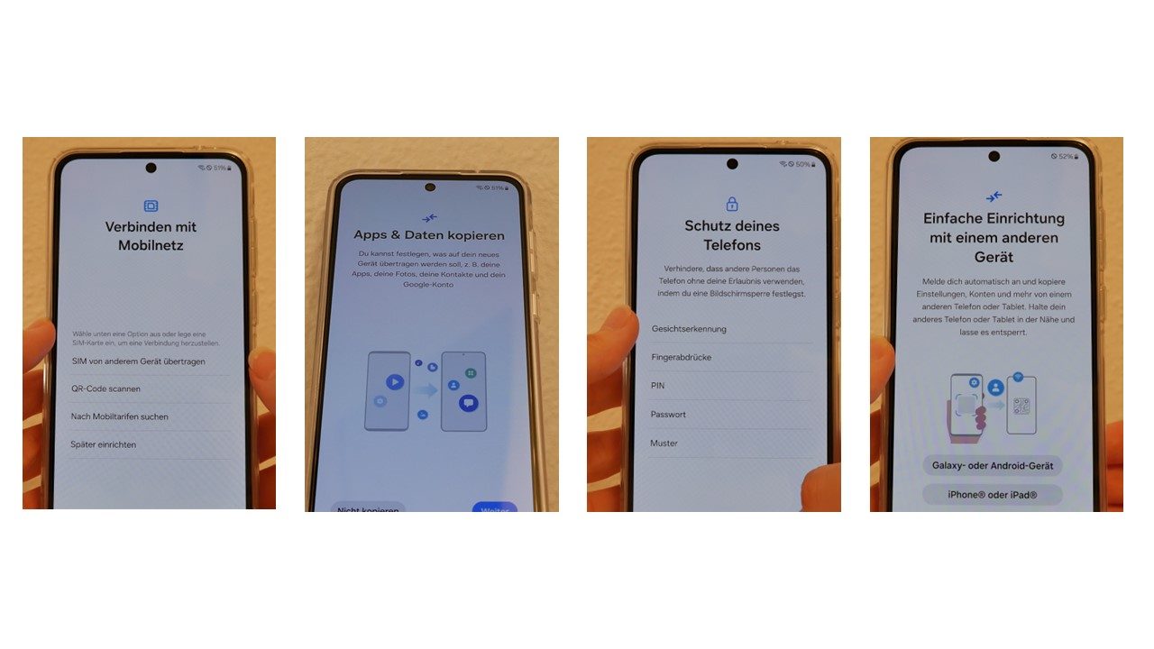 Einrichtung Samsung Galaxy A55 5G