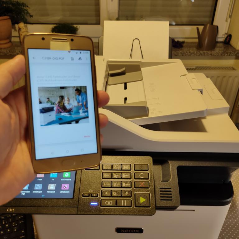 Druck vom Handy