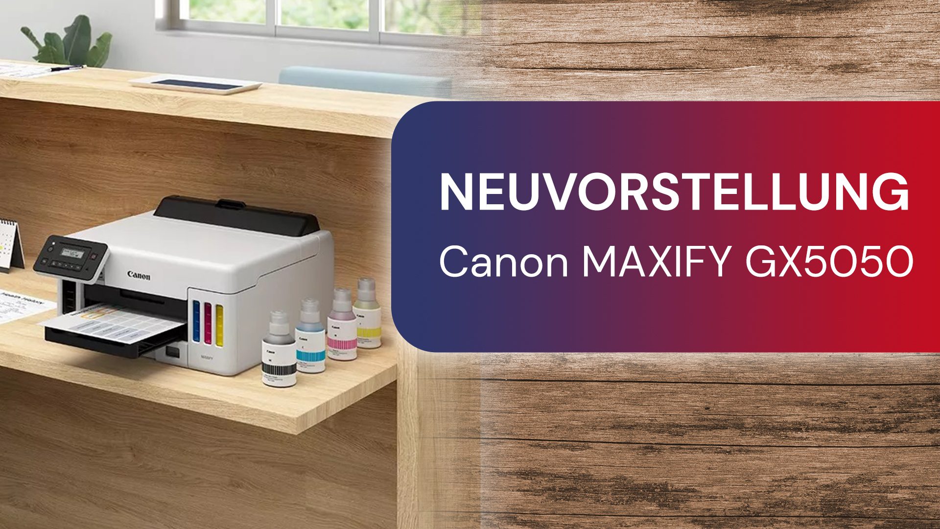 Zuwachs in der CANON GX-Family: Der GX5050