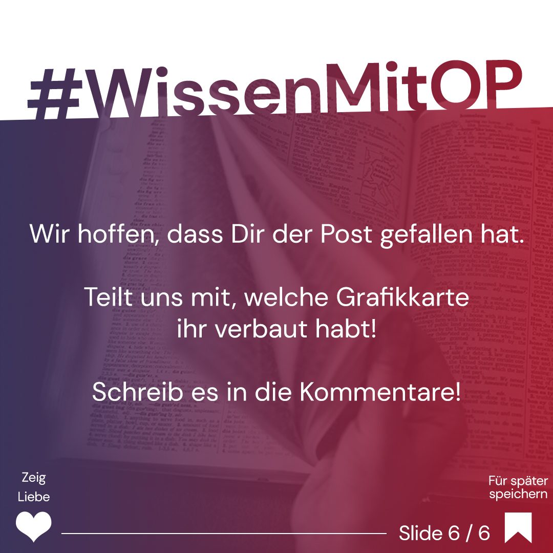 Wissen Mit OP - Grafikkarte