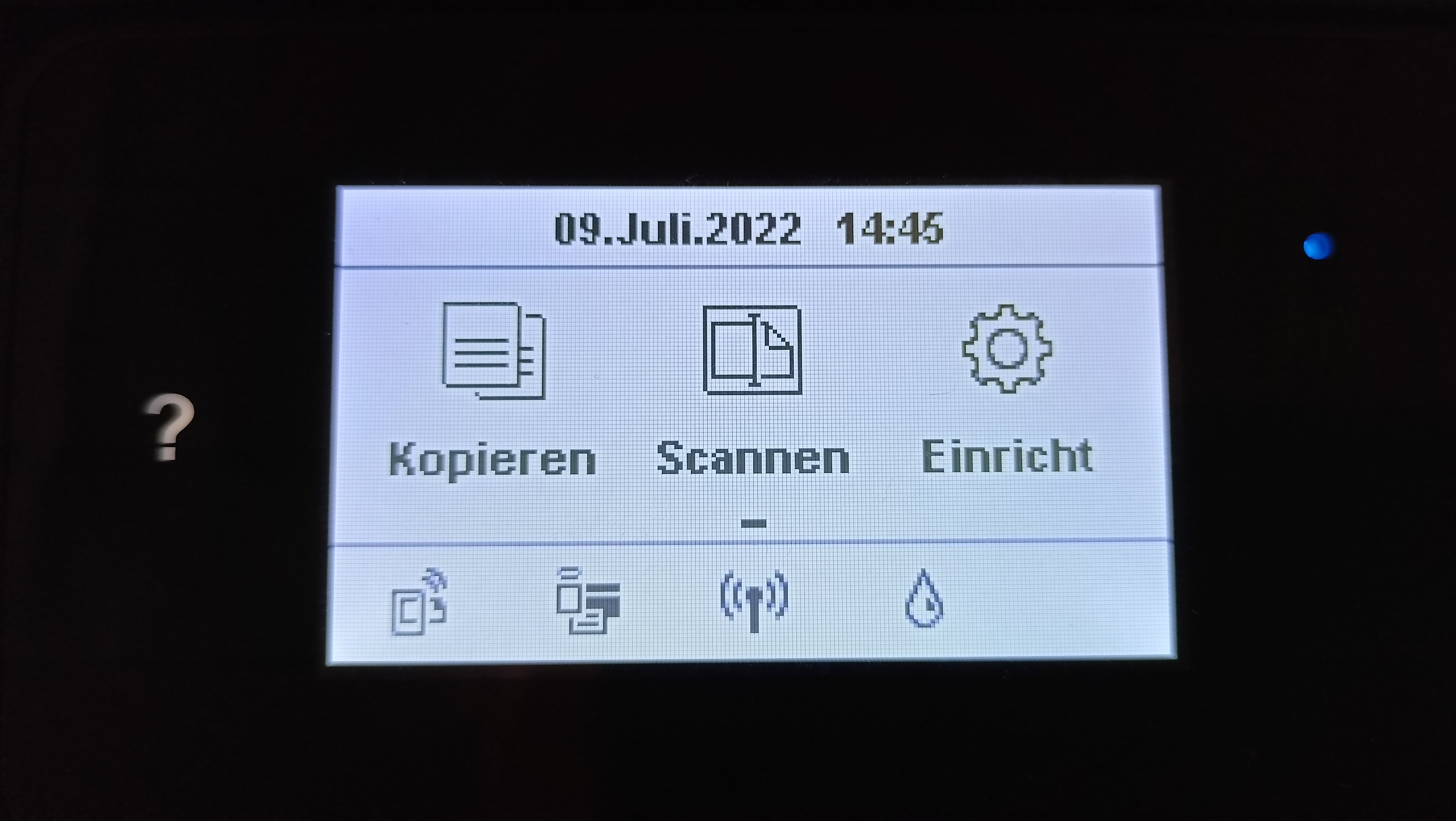 HP Smart Tank Plus 570 - Bedienfeld