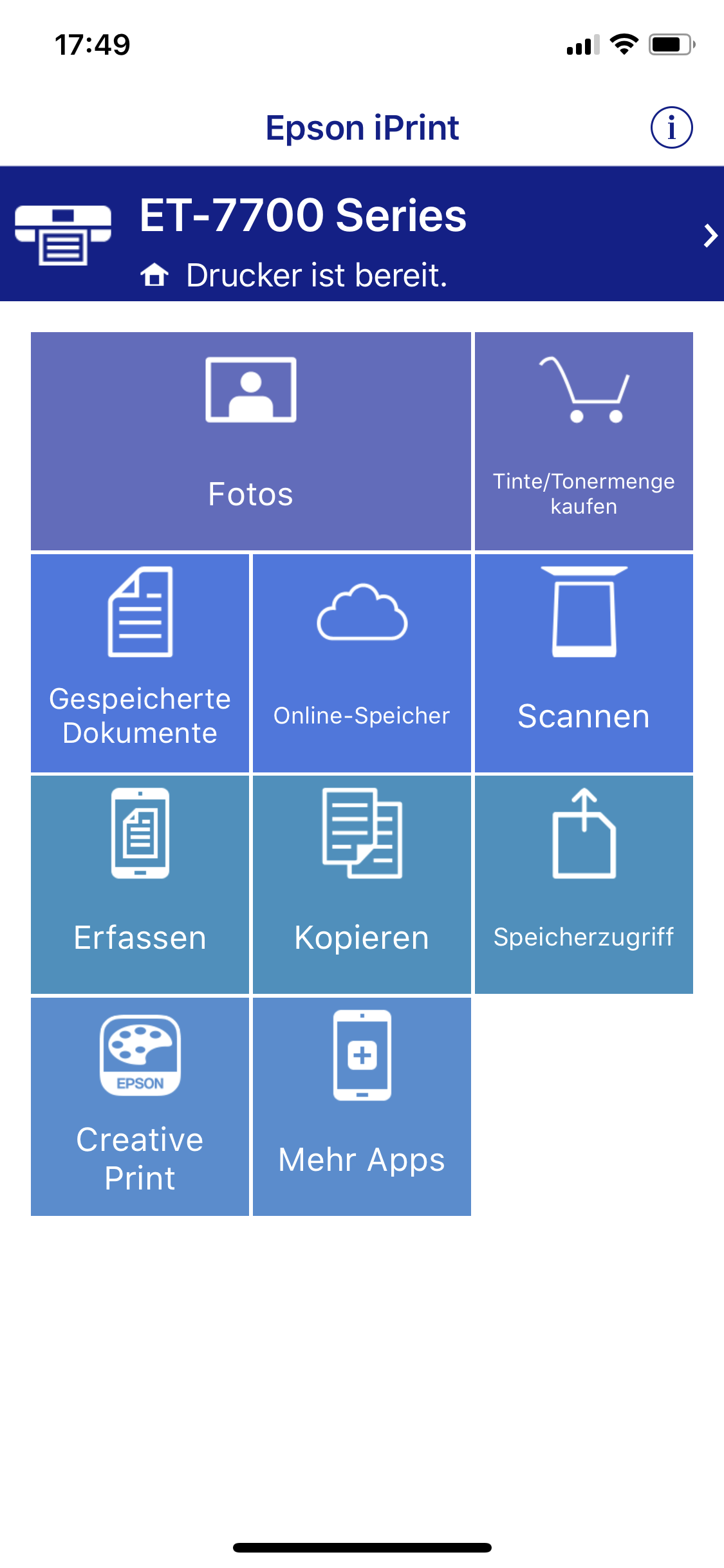 Epson EcoTank ET-7700 - Epson iPrint