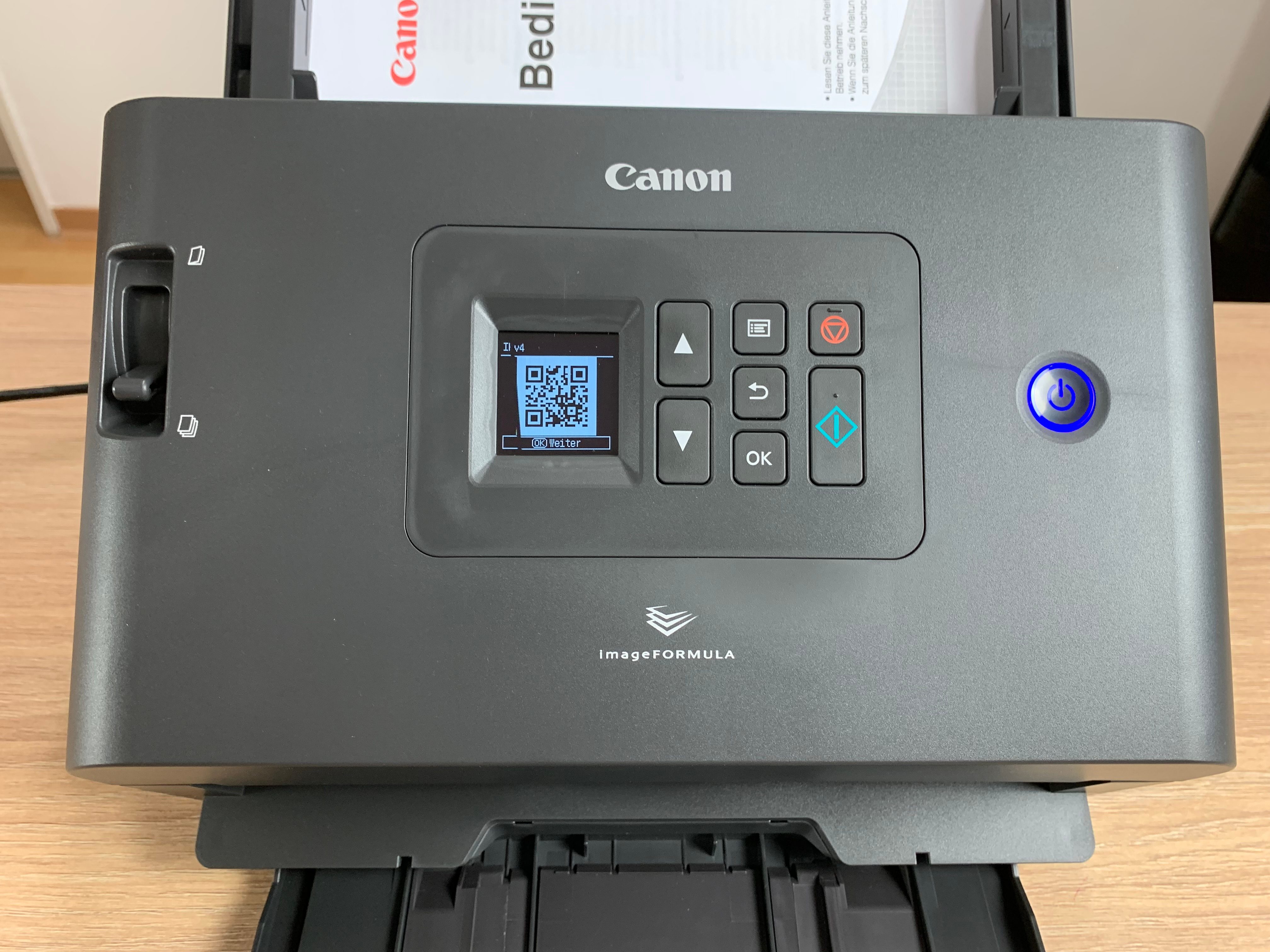Canon imageFORMULA DR-S250N Bedienung