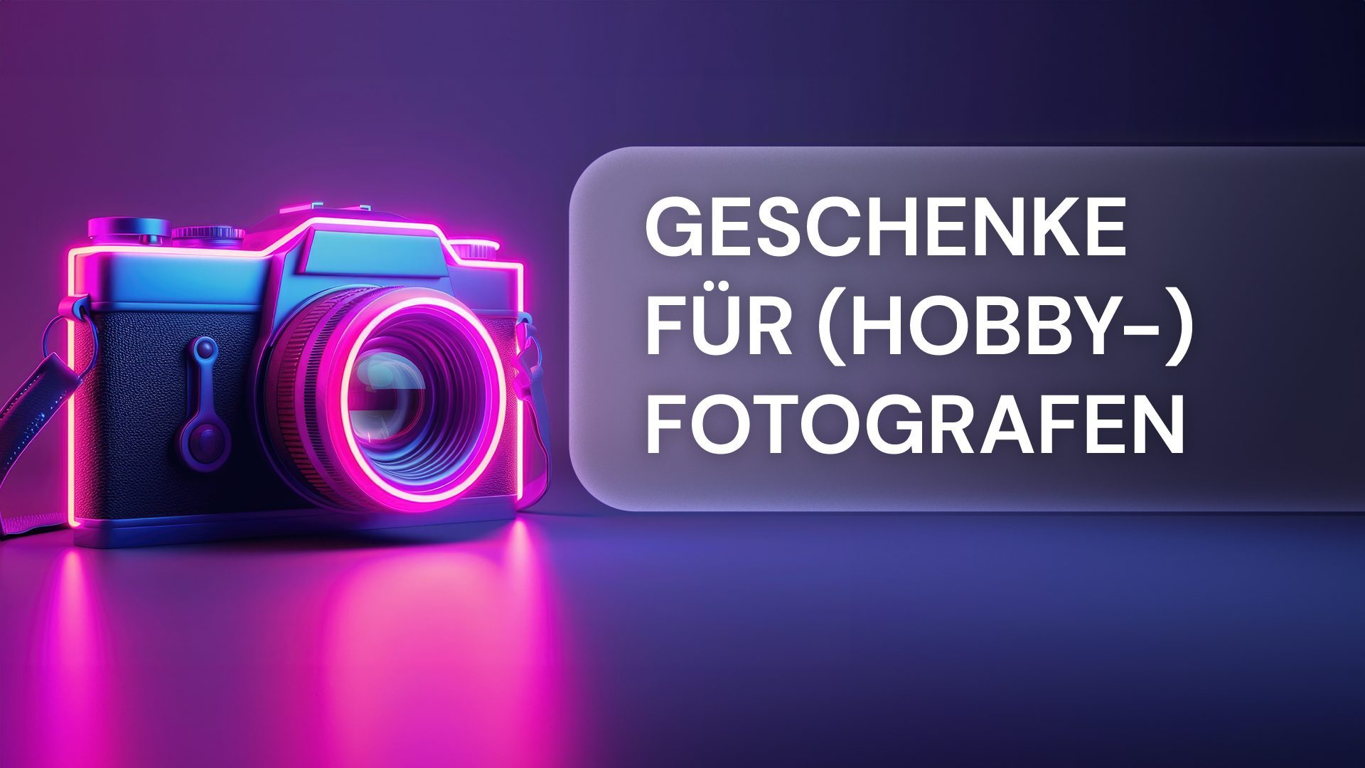 Geschenk-Ideen für (Hobby-) Fotografen