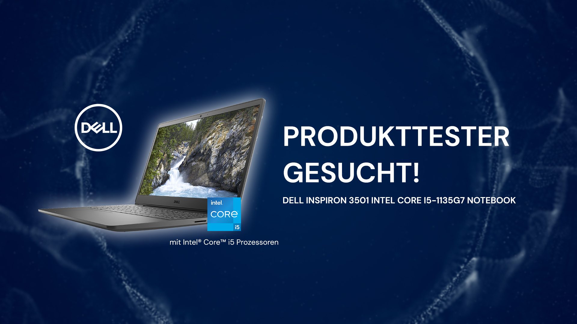 Ein Produkttester für ein Dell Inspiron 3501 Intel Core i5-1135G7 Notebook gesucht