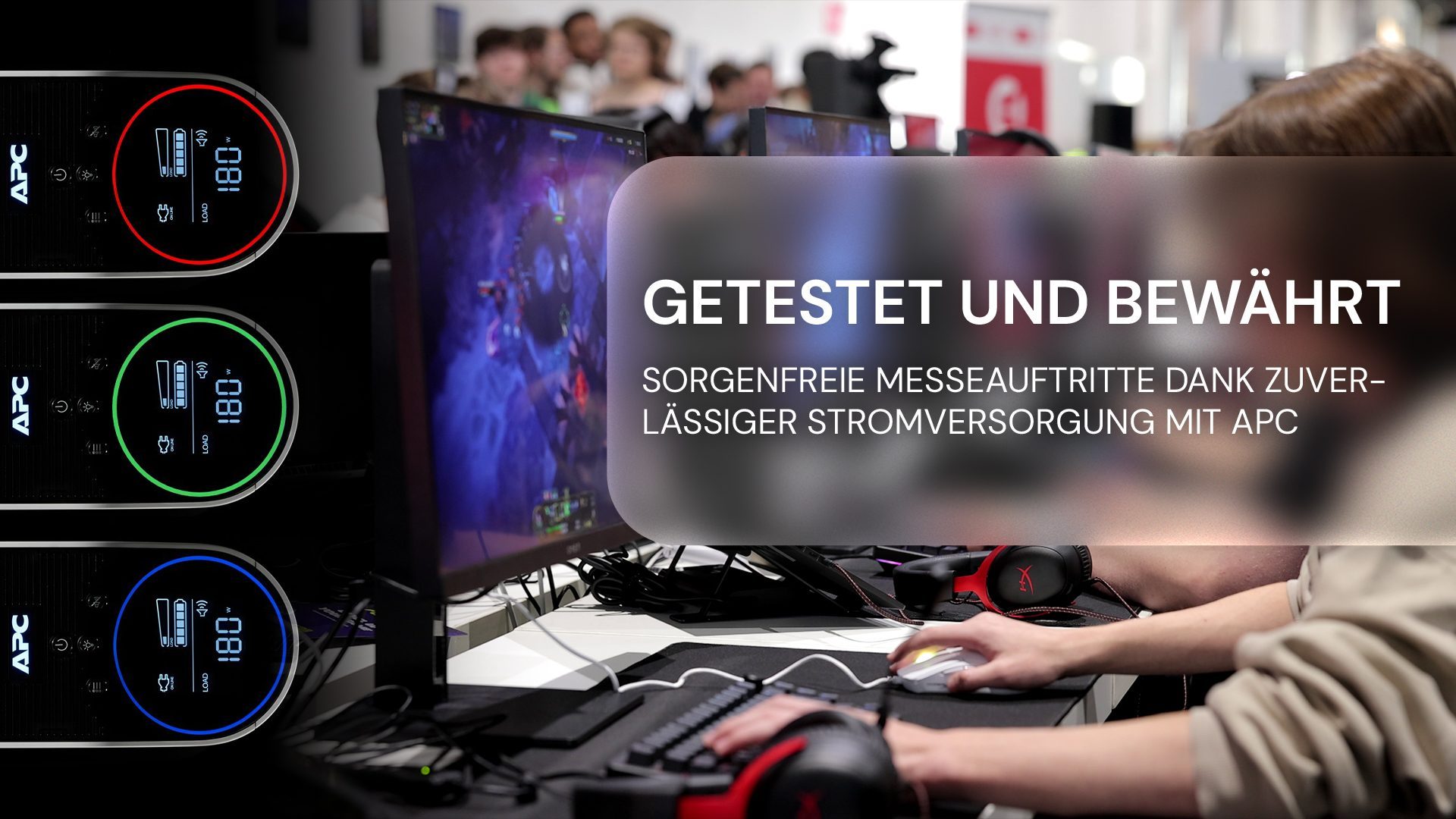 Getestet und bewährt auf der DoKomi 2024: APC Back-UPS Pro Gaming 