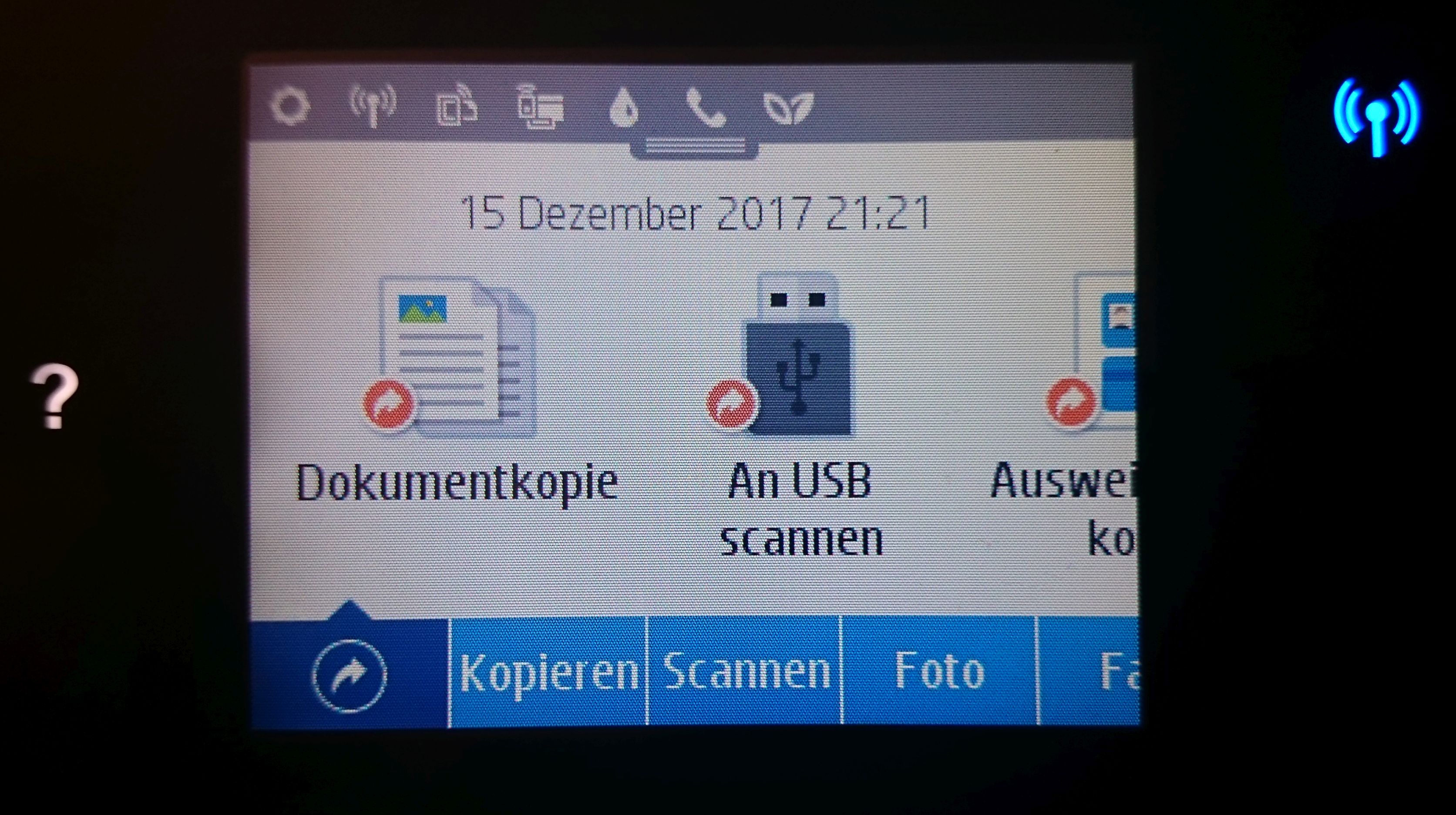 HP OfficeJet Pro 8710 - Touchscreen