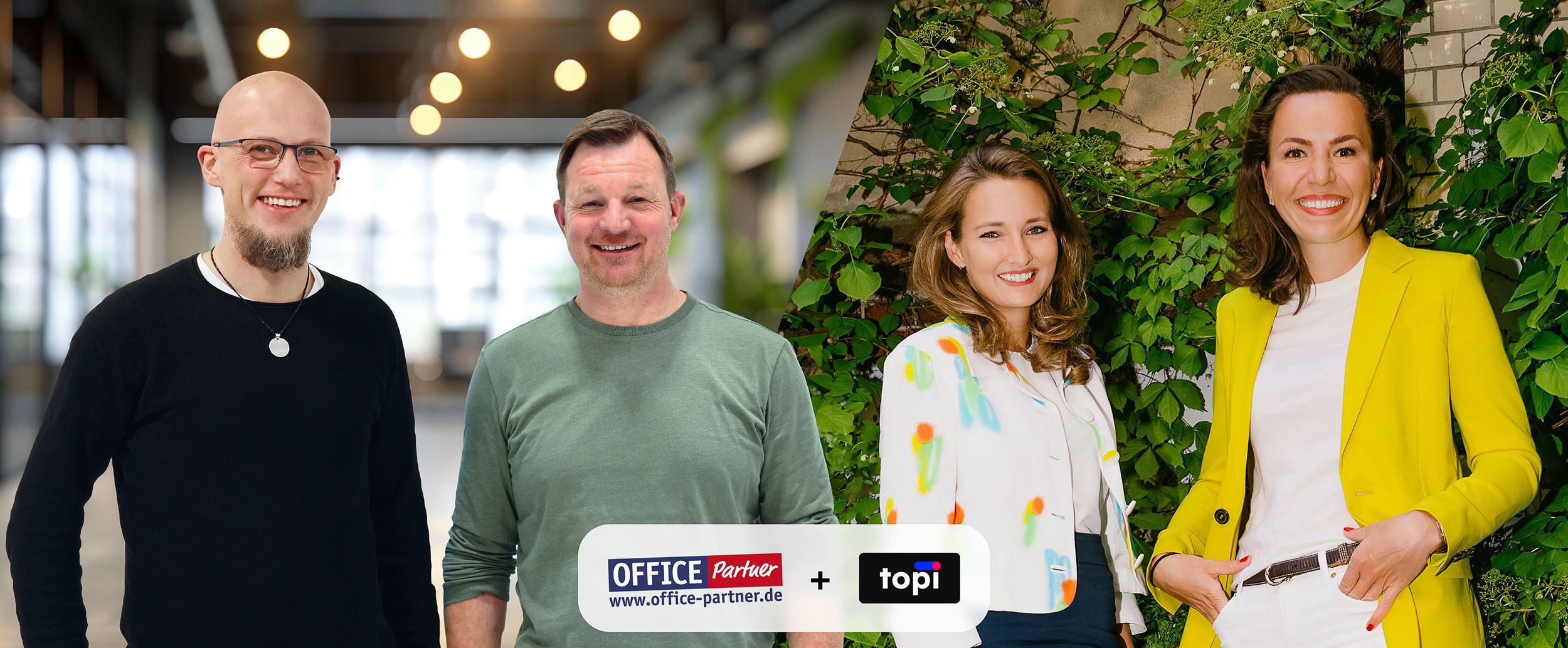 Technik-Miete für Geschäftskunden: OFFICE Partner und topi beschließen Partnerschaft 
