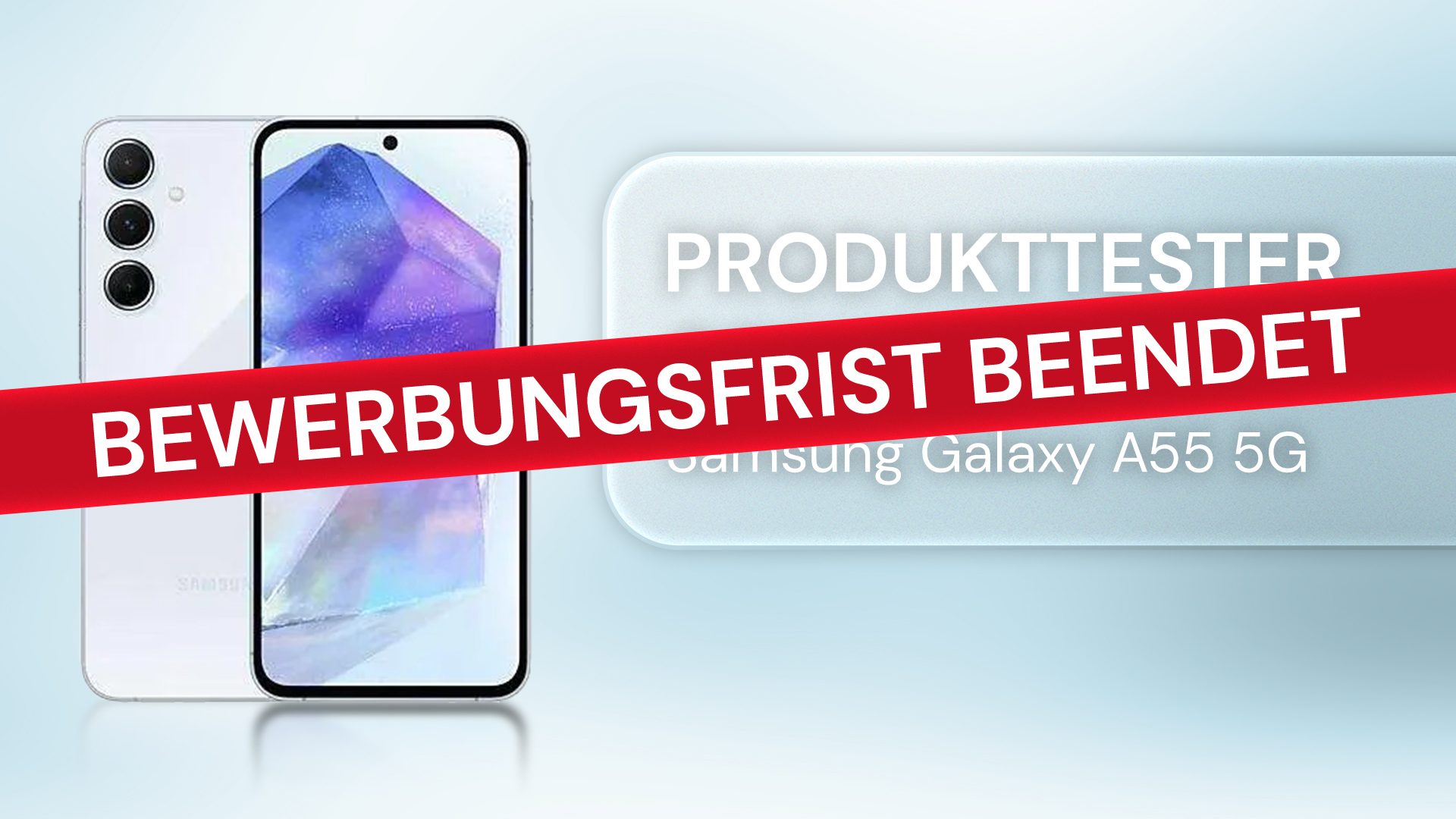 Produkttester gesucht: Samsung Galaxy A55 kostenlos testen