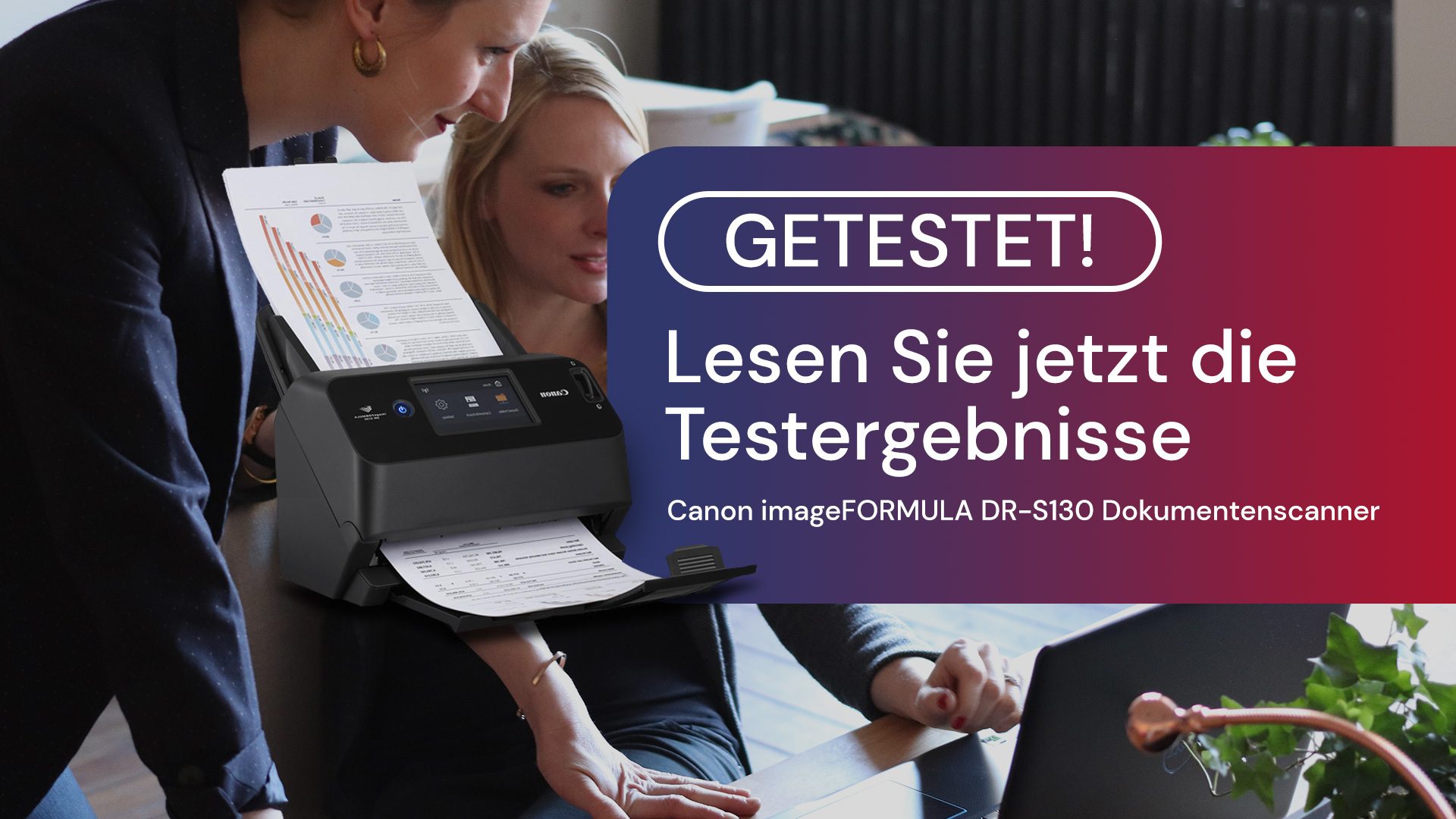 Test Canon imageFORMULA DR-S130 Dokumenten-Scanner