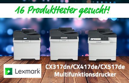 Testen Sie GRATIS einen von 16 wertvollen Druckern