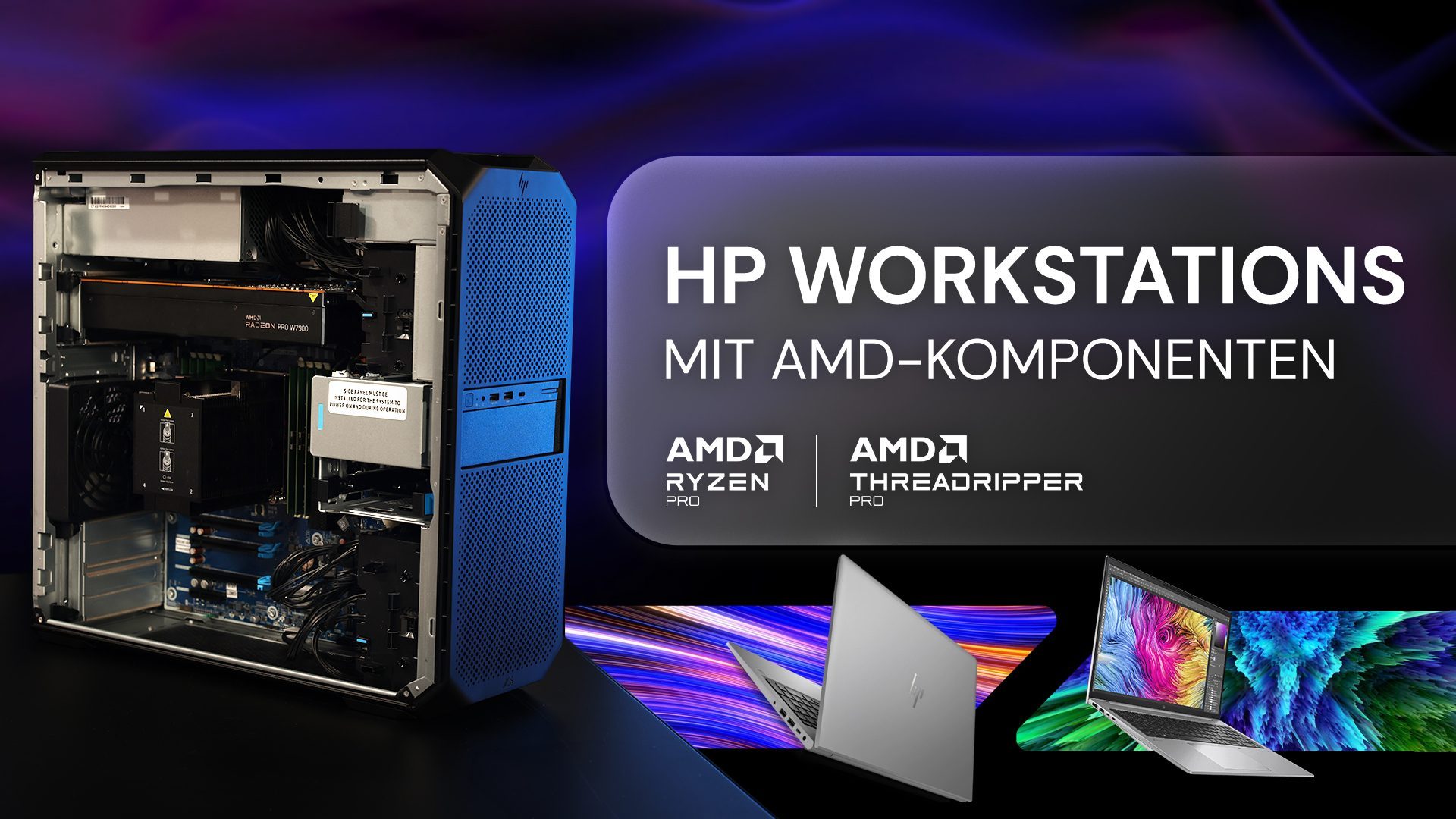 Innovative HP Workstations mit AMD-Komponenten stilvoll in Szene gesetzt