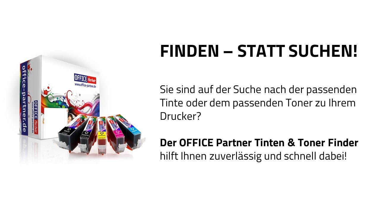 Passende Tinten und Toner einfach mit unserem Tool finden