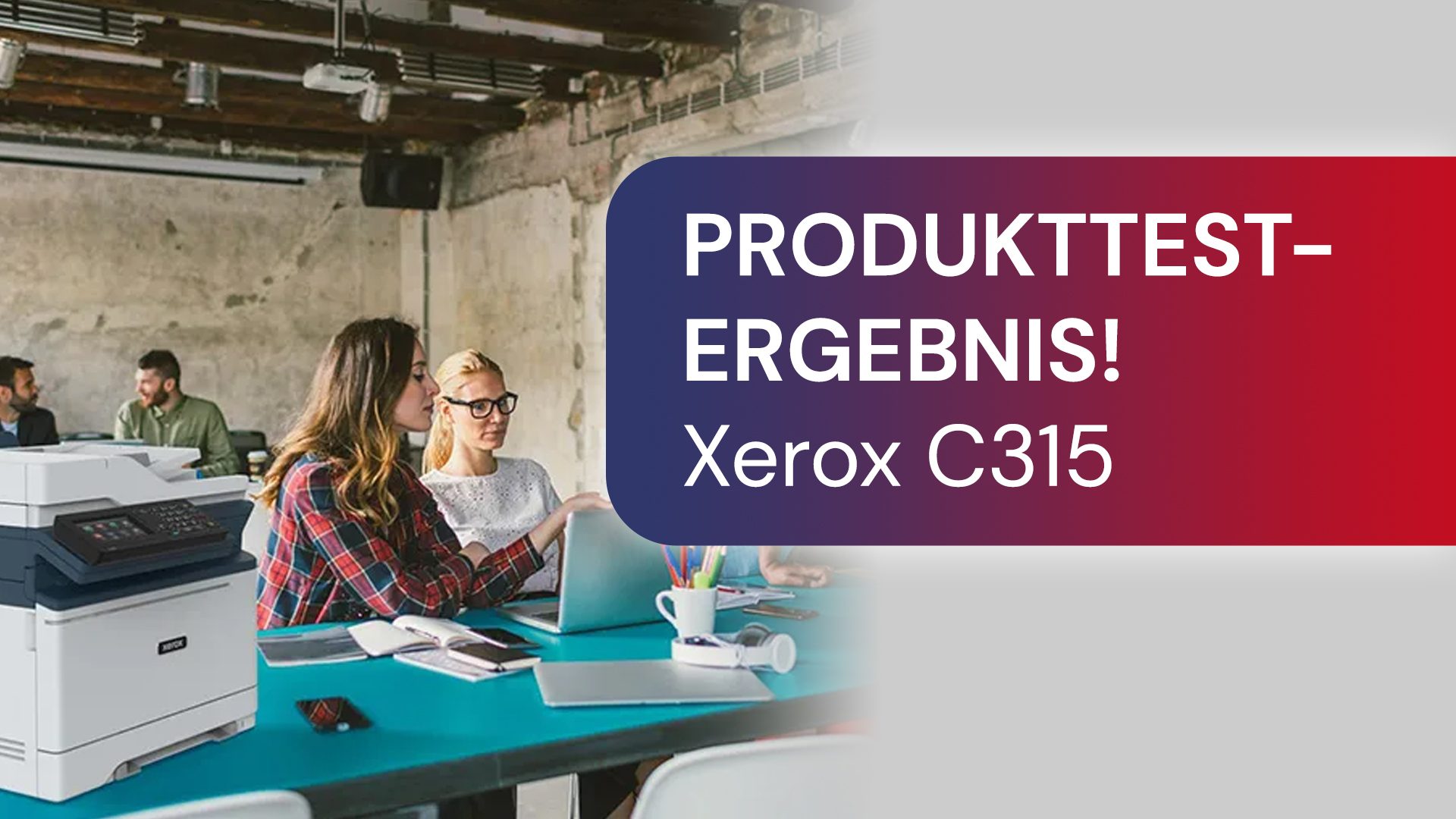 Testergebnisse zum Farblaserdrucker Xerox C315