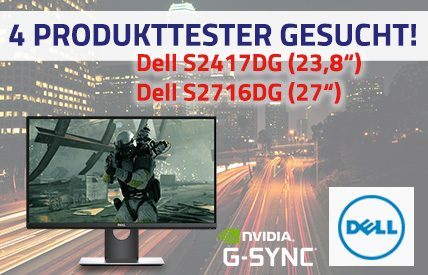 Ambitionierte Gamer gesucht: 4 Produkttester für tolle Dell Monitore