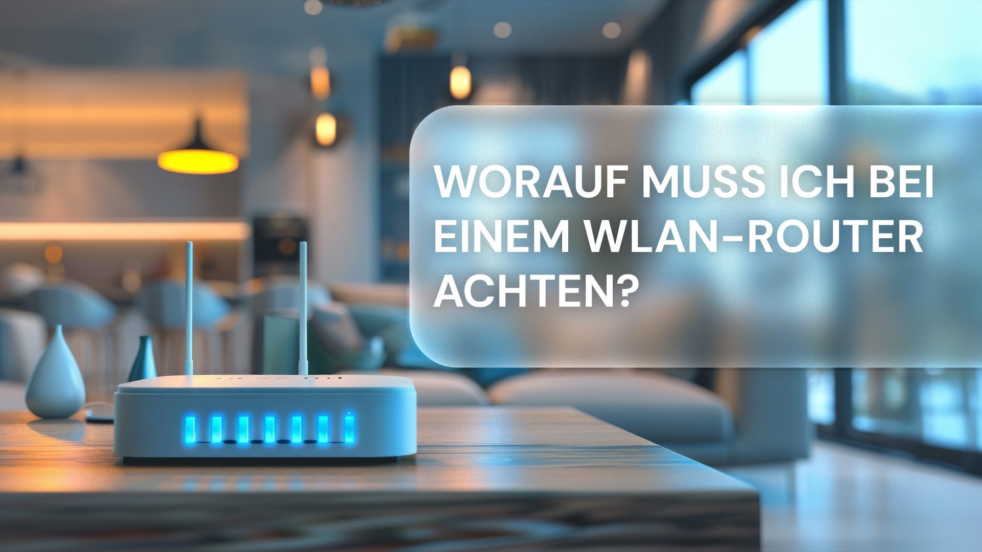 Worauf muss ich bei einem WLAN-Router achten?