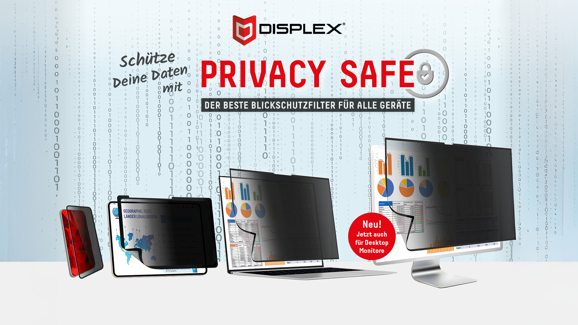 Mit DISPLEX Privacy Lösungen: Maximale Privatsphäre 