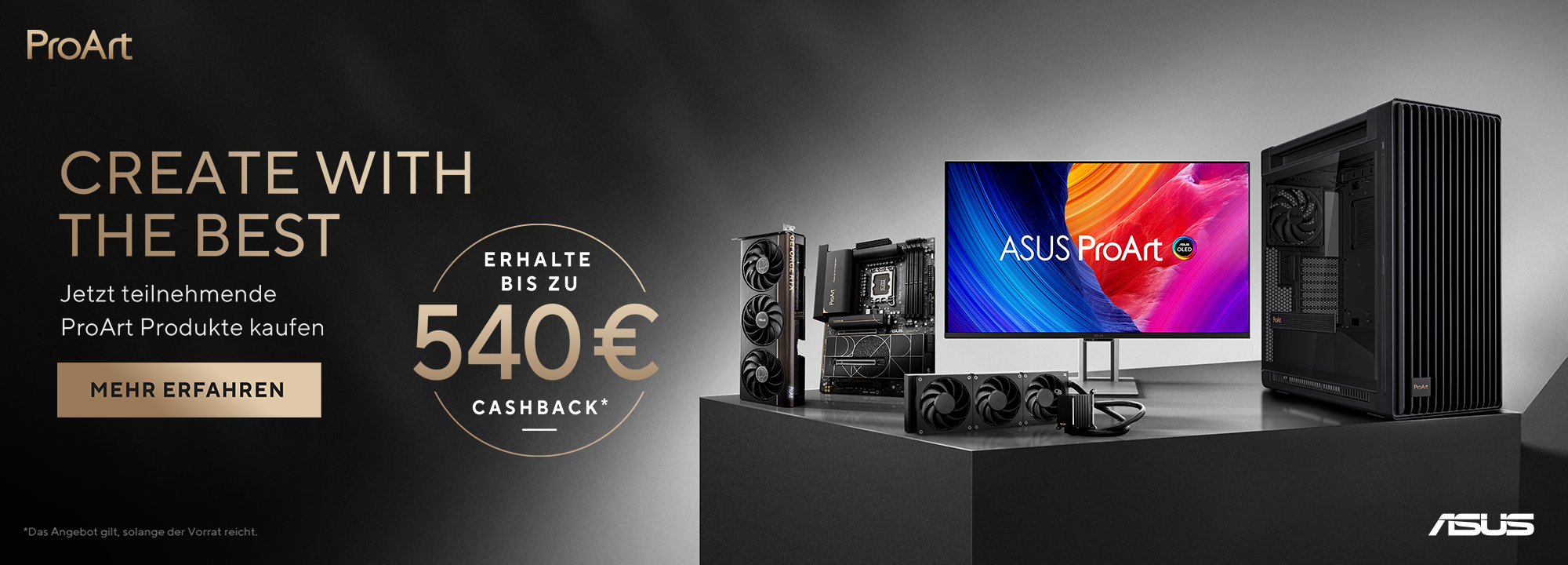 ASUS ProArt Cashback