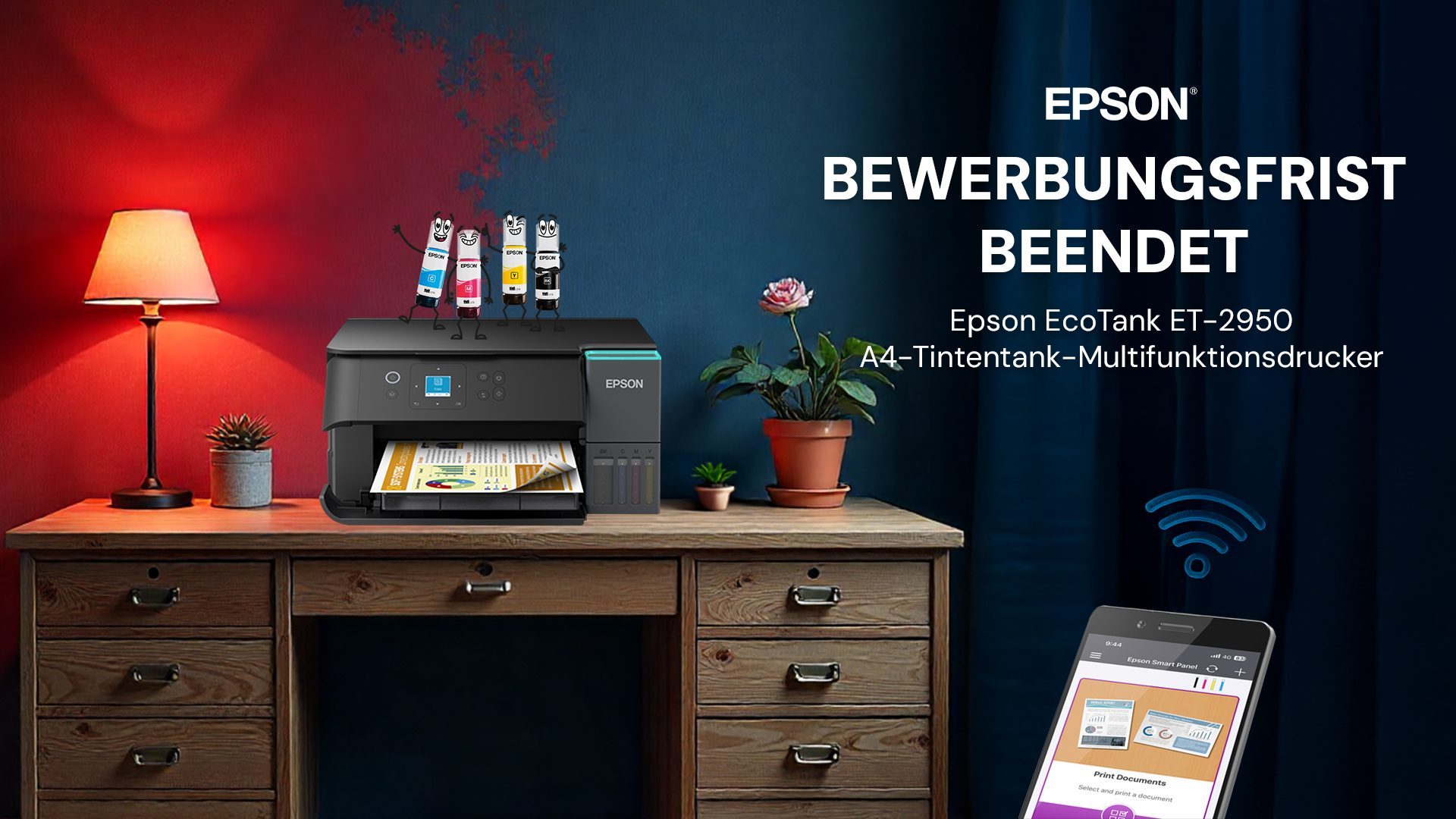 Produkttester gesucht: Jetzt Epson EcoTank ET-2950 kostenlos* testen