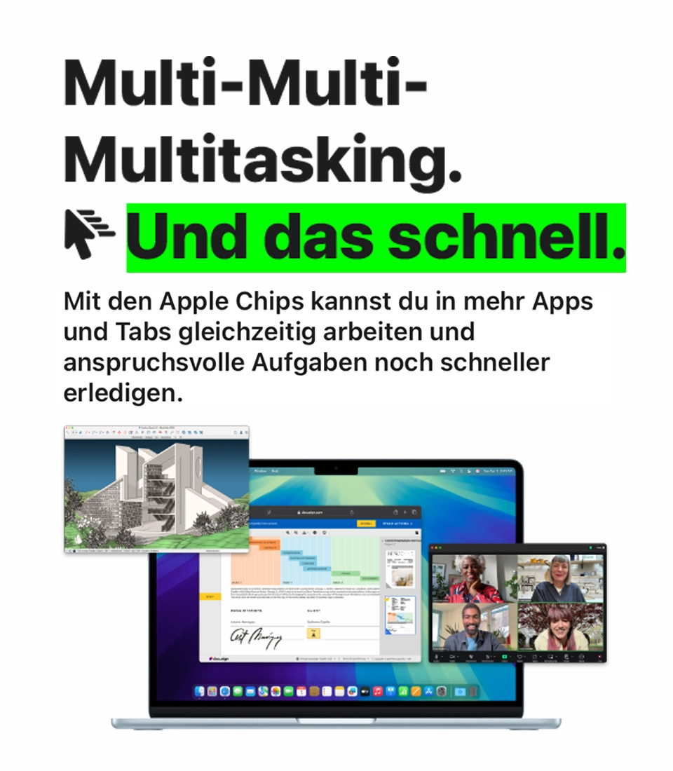 Multi-Multi-Multitasking. Und das schnell.