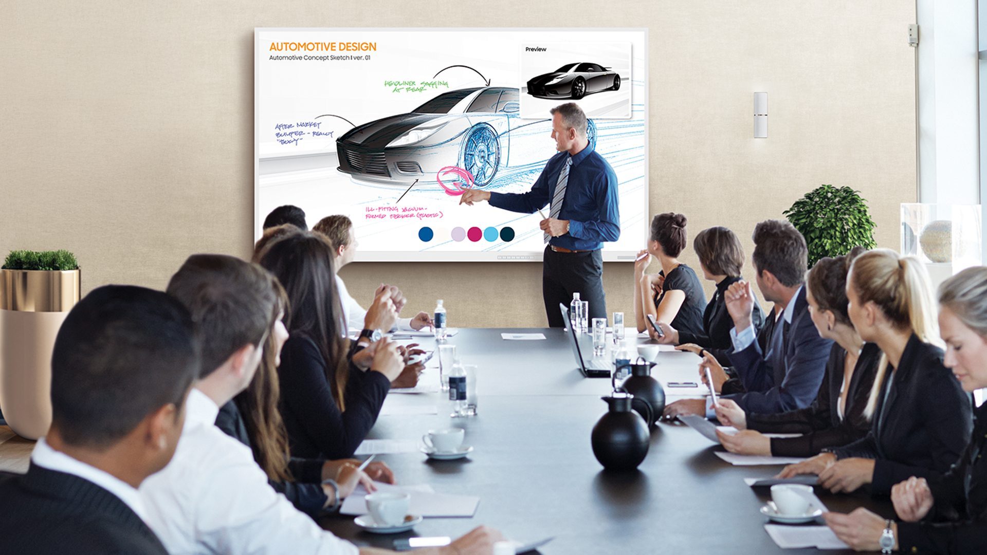 Wie digitale Whiteboards die Kreativität im Meeting steigern
