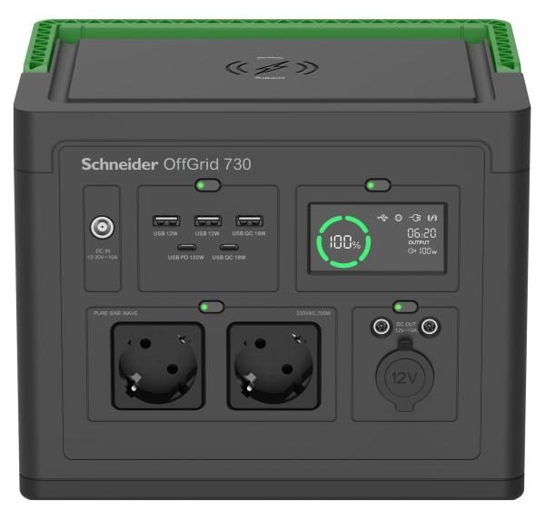 Schneider OffGrid Portable Power Station PPS730-GR