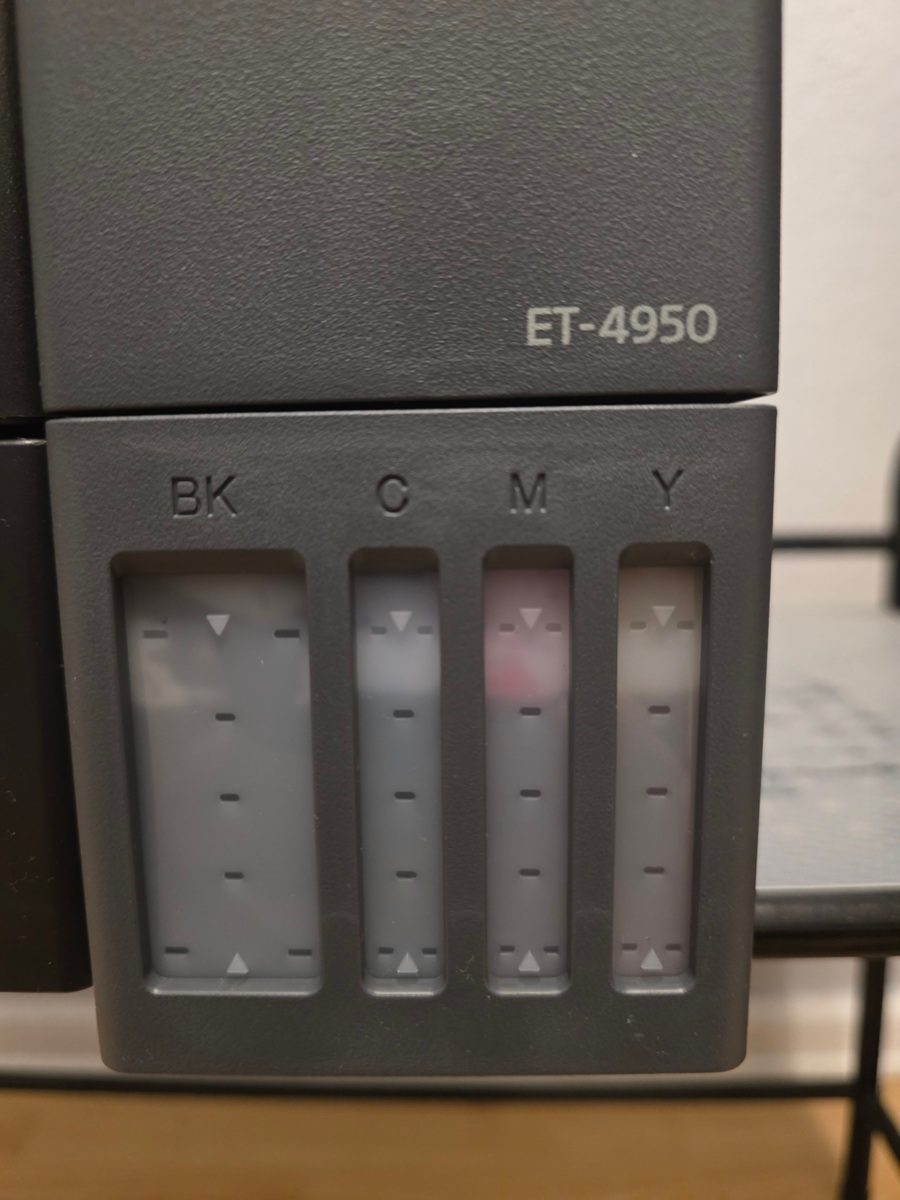 Epson EcoTank ET-4950 Scannerglas