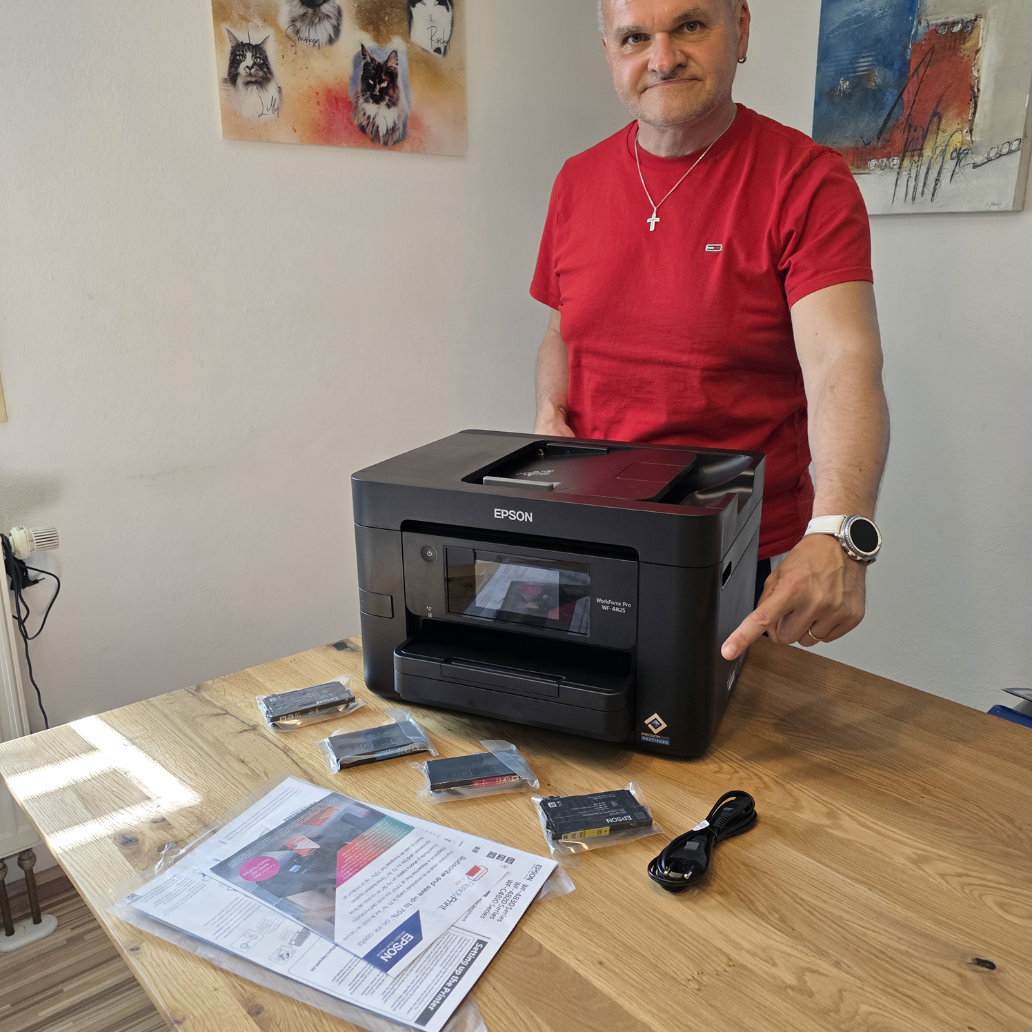 Epson WorkForce WF-4825DWF Lieferumfang