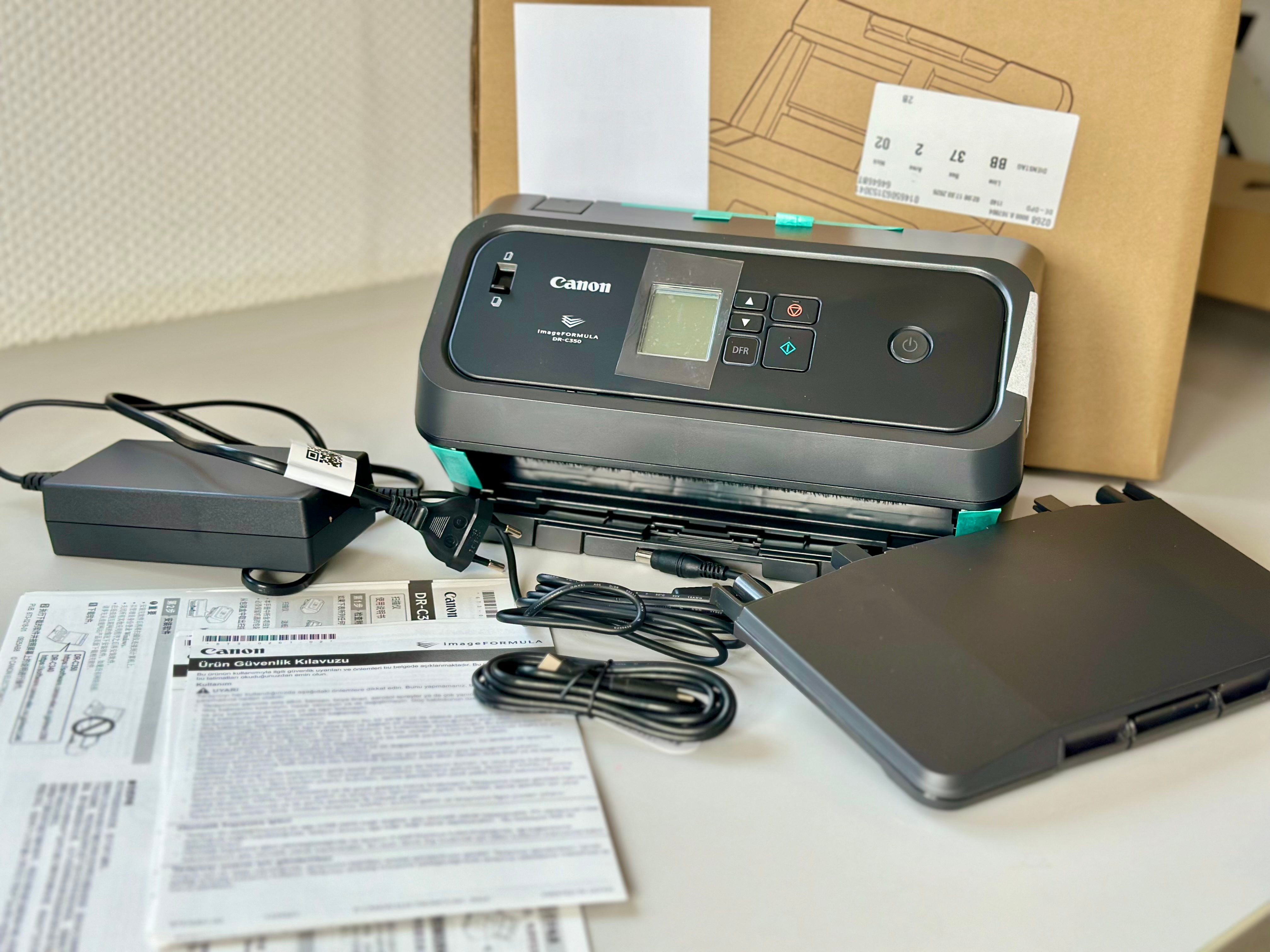 Lieferumfang Canon imageFORMULA DR-C350