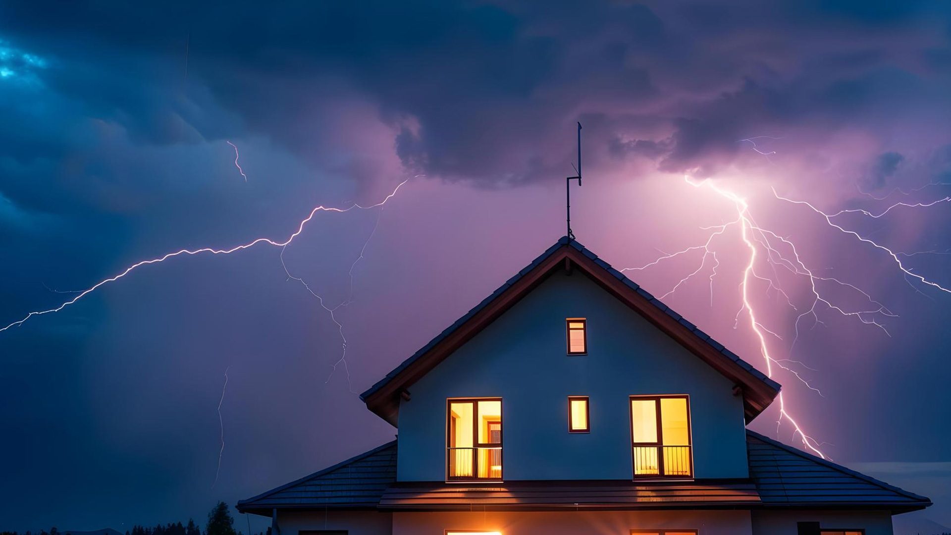 Schützen Sie sicher Ihre Heimelektronik vor Gewitter